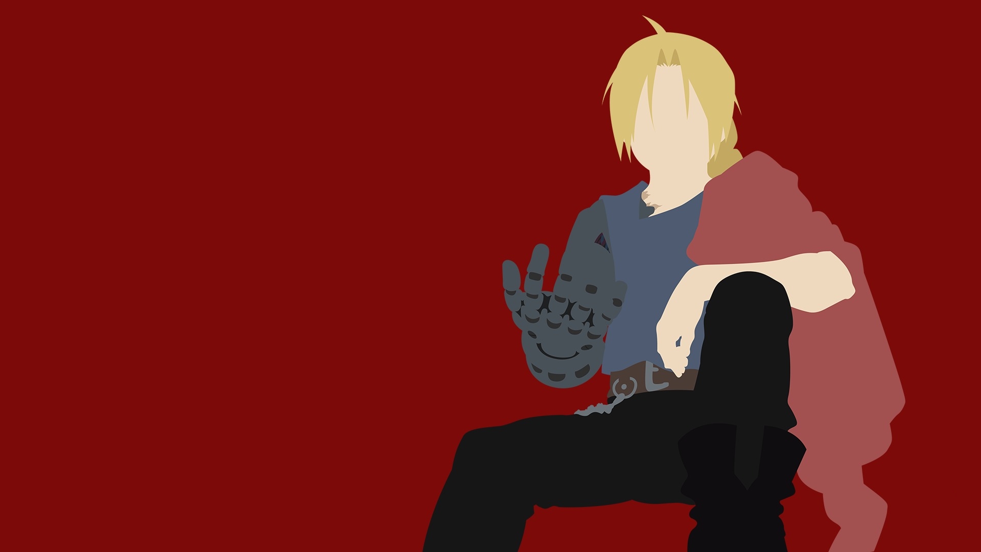 Скачать Fullmetal Alchemist Minimal обои на рабочий стол