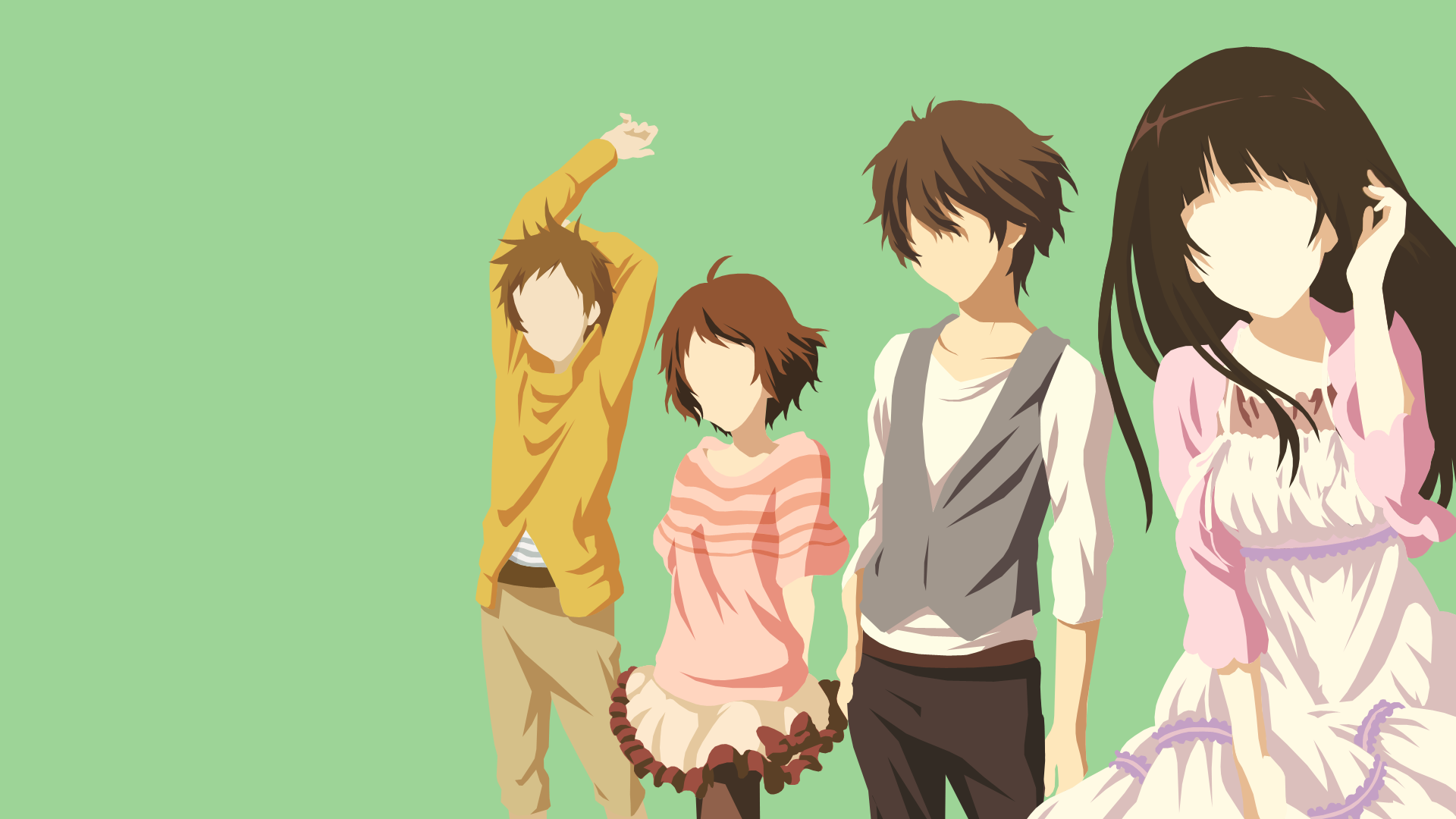 Скачать Hyouka Minimal обои на рабочий стол