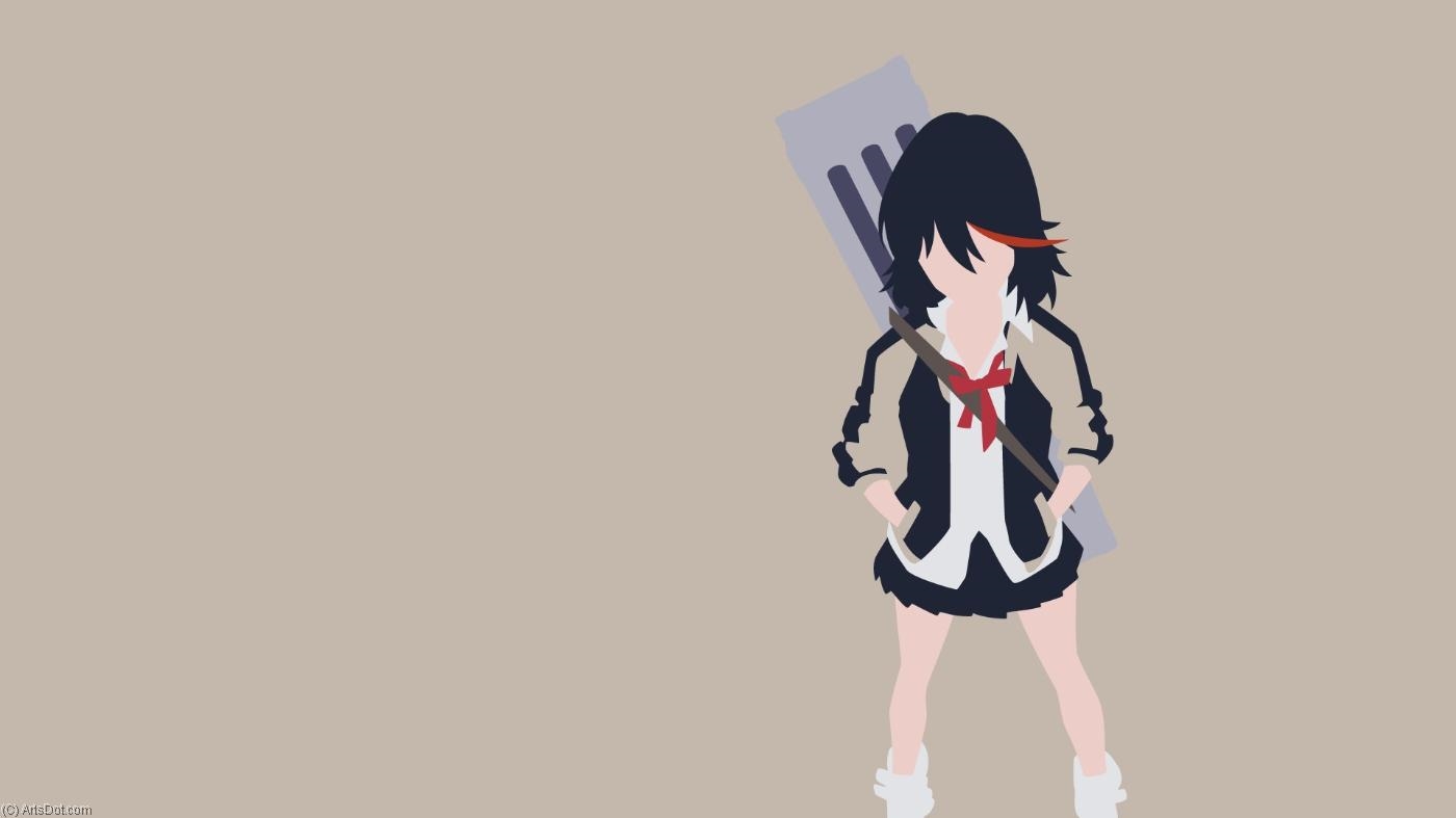 Скачать Kill La Kill Minimal обои на рабочий стол