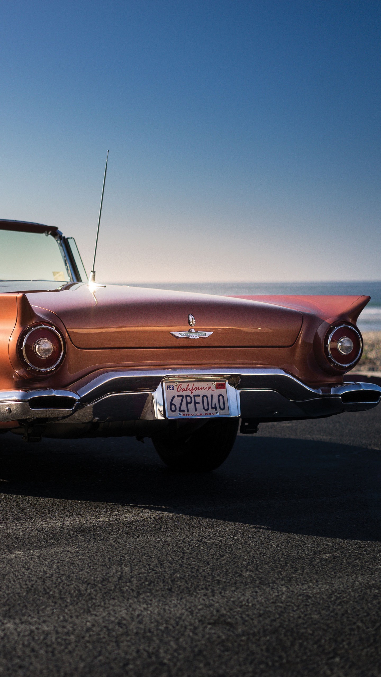 Скачать 1957, ford, thunderbird обои для телефона