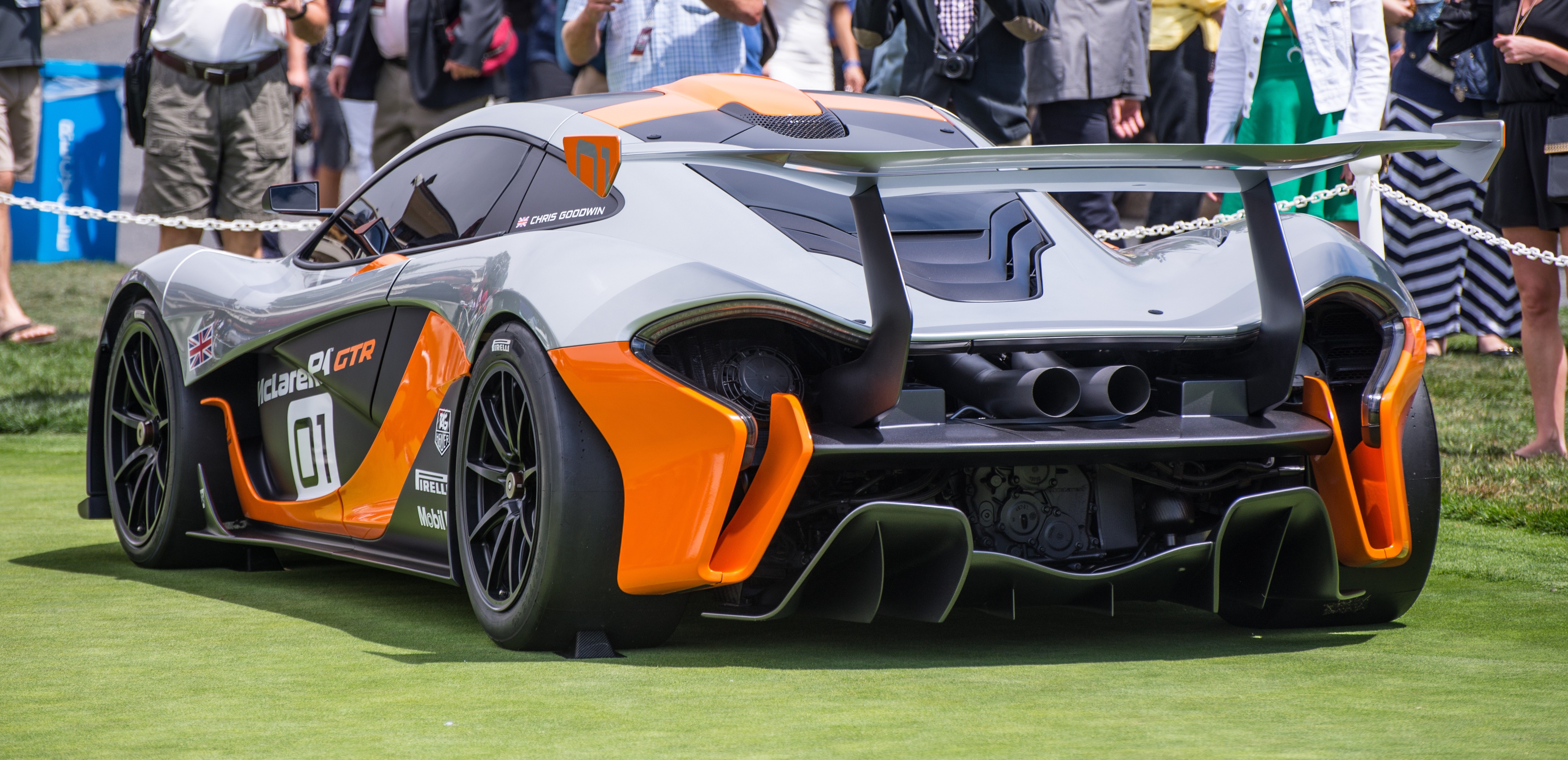 Скачать 2014, gtr, концепт, вид сзади, pebble beach concours delegance обои на рабочий стол