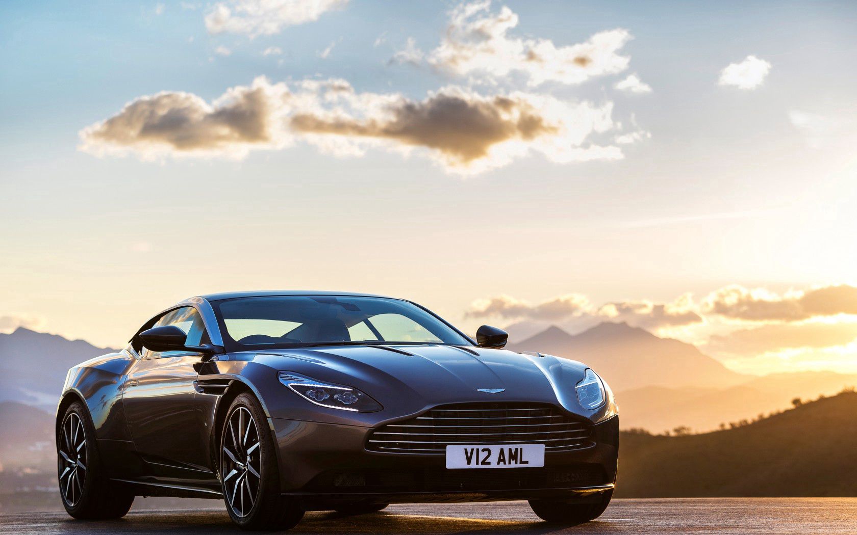 Скачать aston martin, db11, вид сбоку обои на рабочий стол