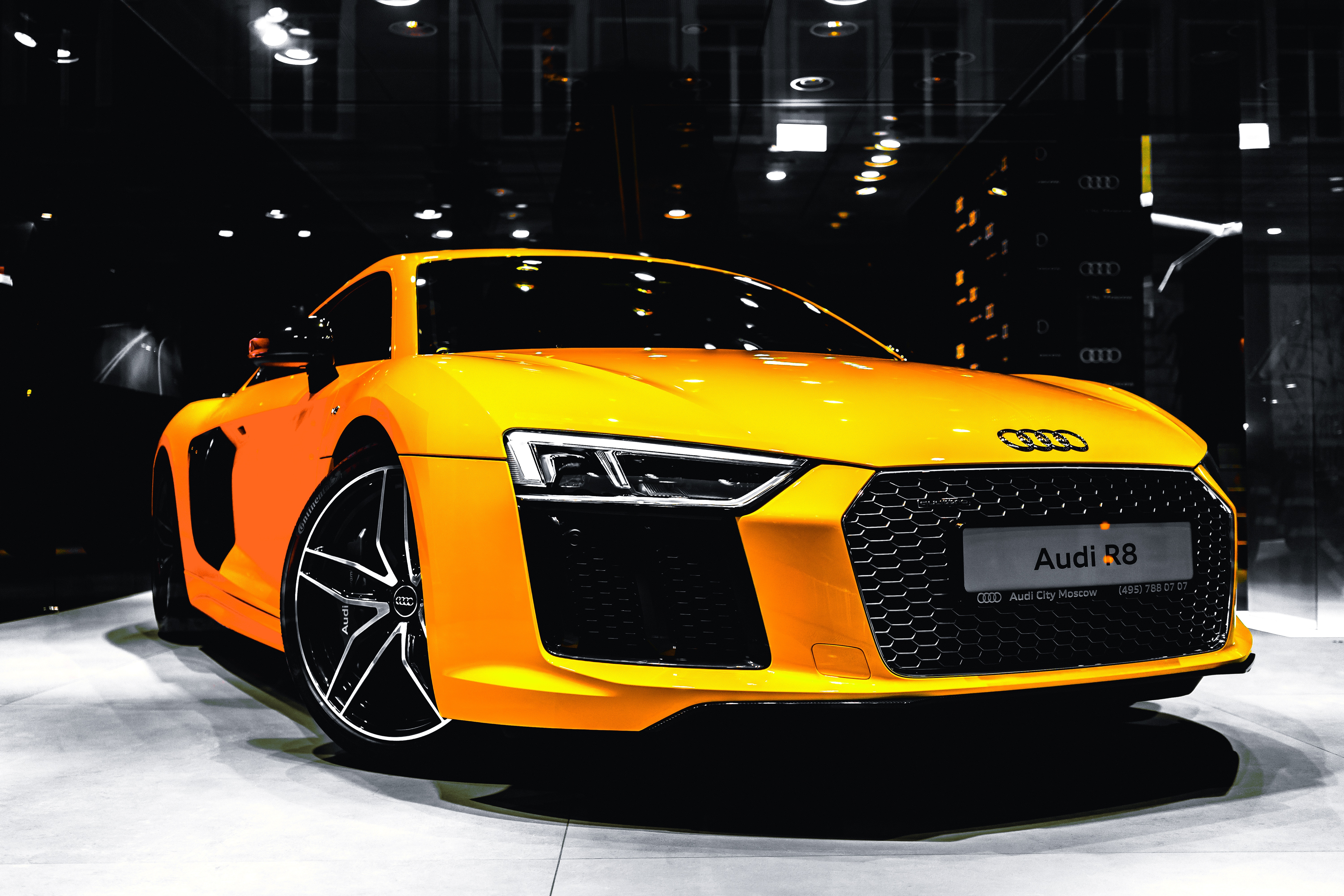 Скачать audi r8, audi, автомобиль, роскошный обои на рабочий стол