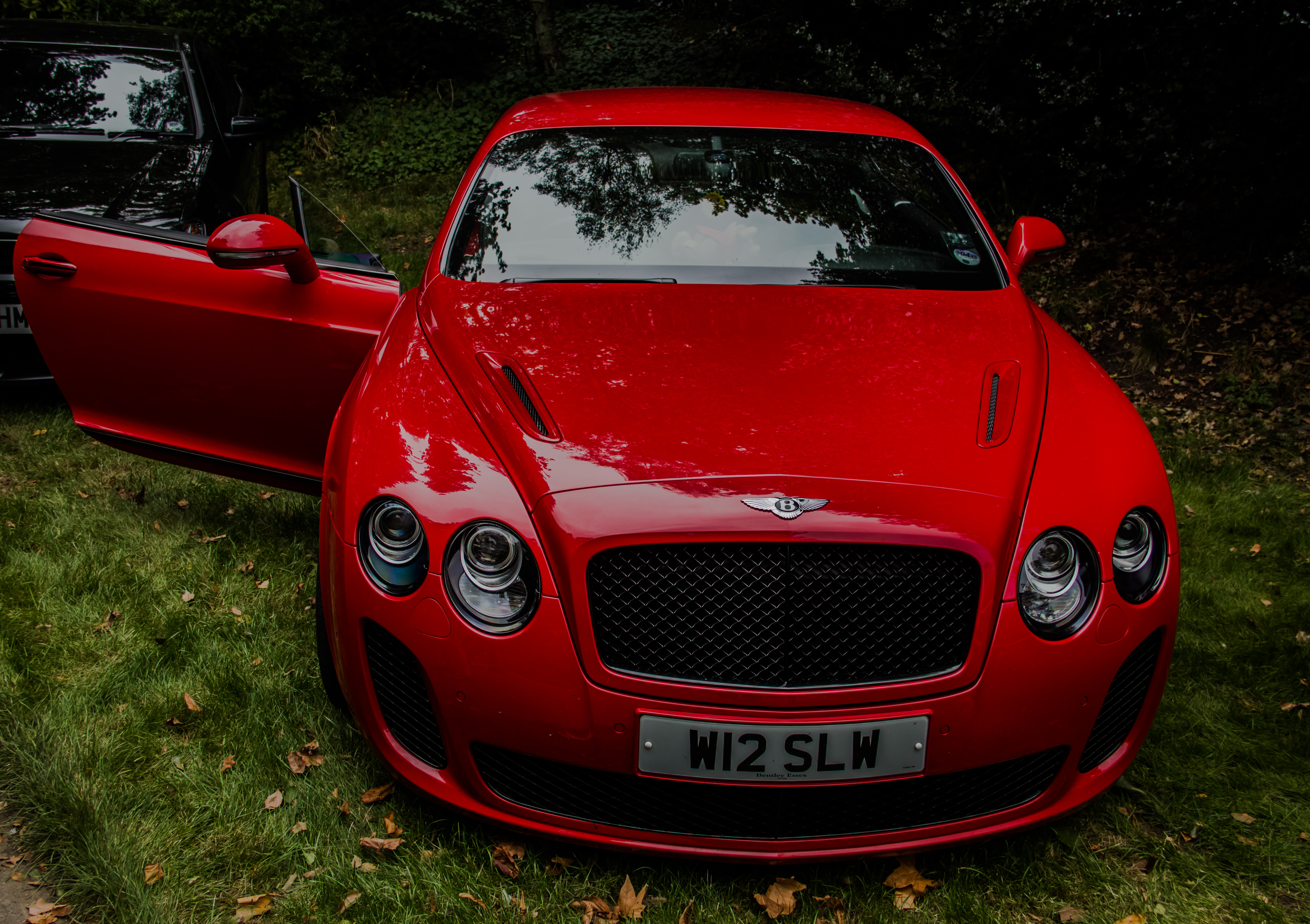 Скачать bentley continental gt, красный, вид спереди, роскошный обои на рабочий стол