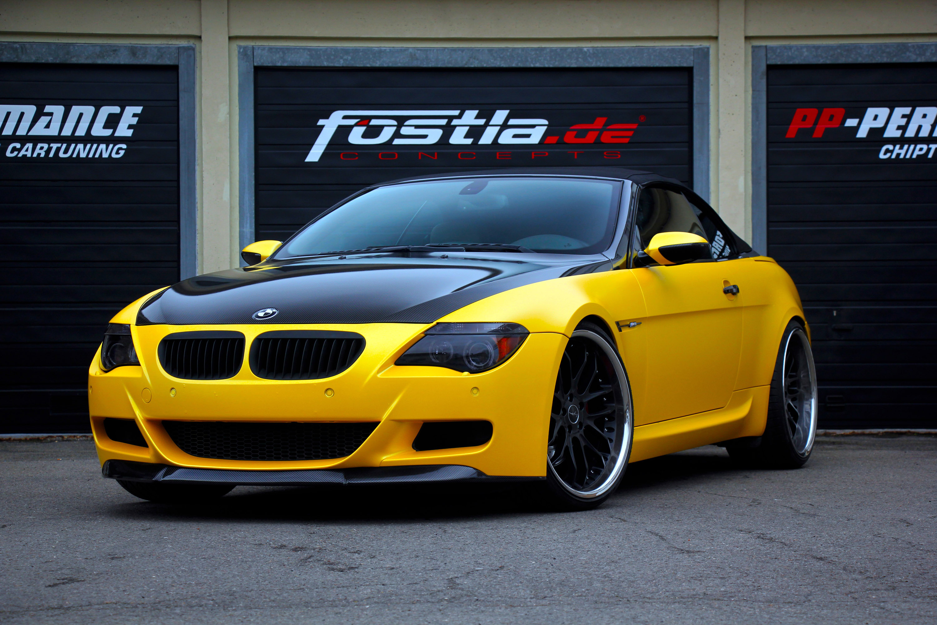 Скачать бмв, bmw, m6, convertible, fostla, tuning, e63, 6 series обои на рабочий стол