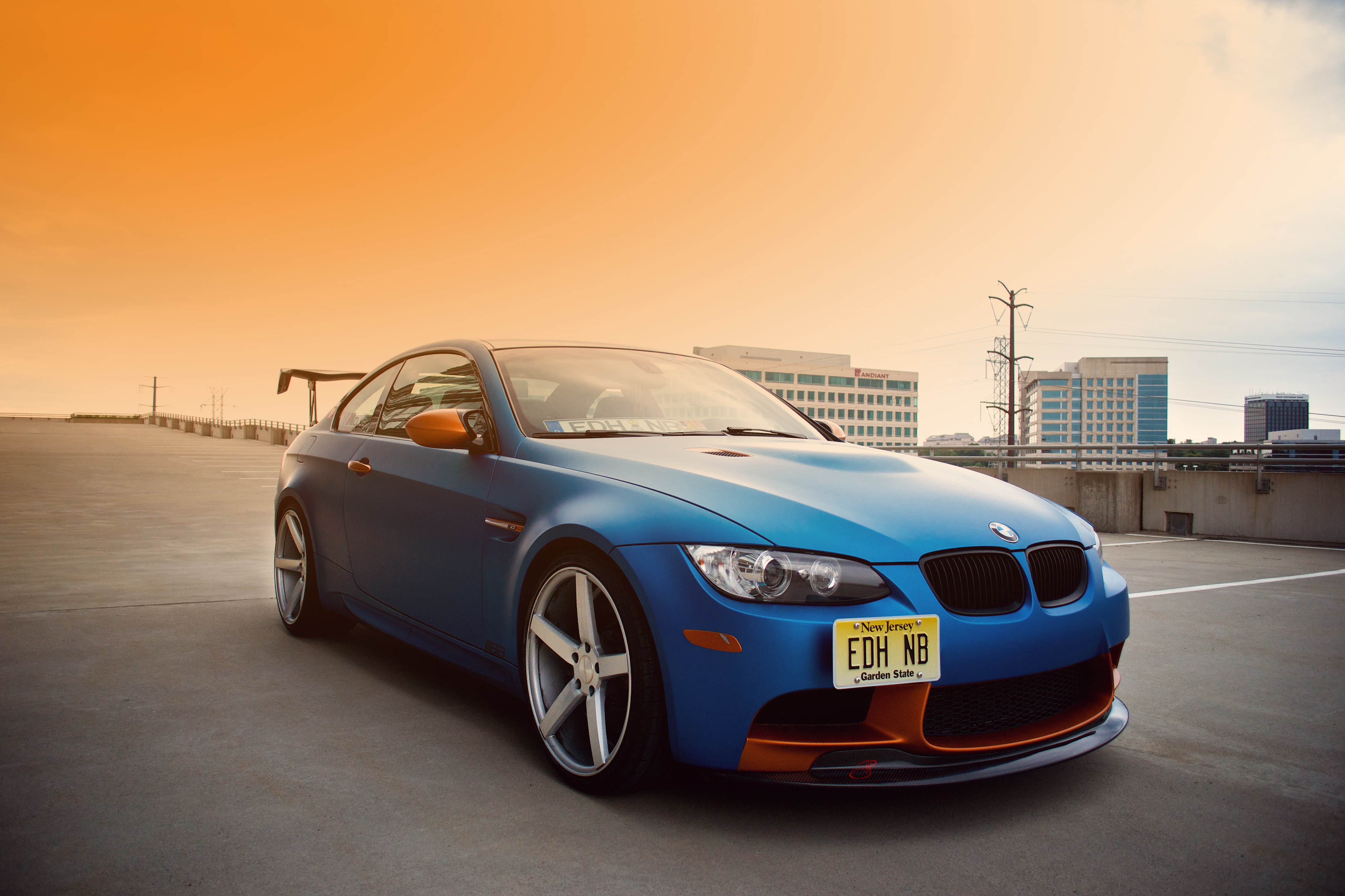 Скачать bmw, e92, m3, синий обои на рабочий стол