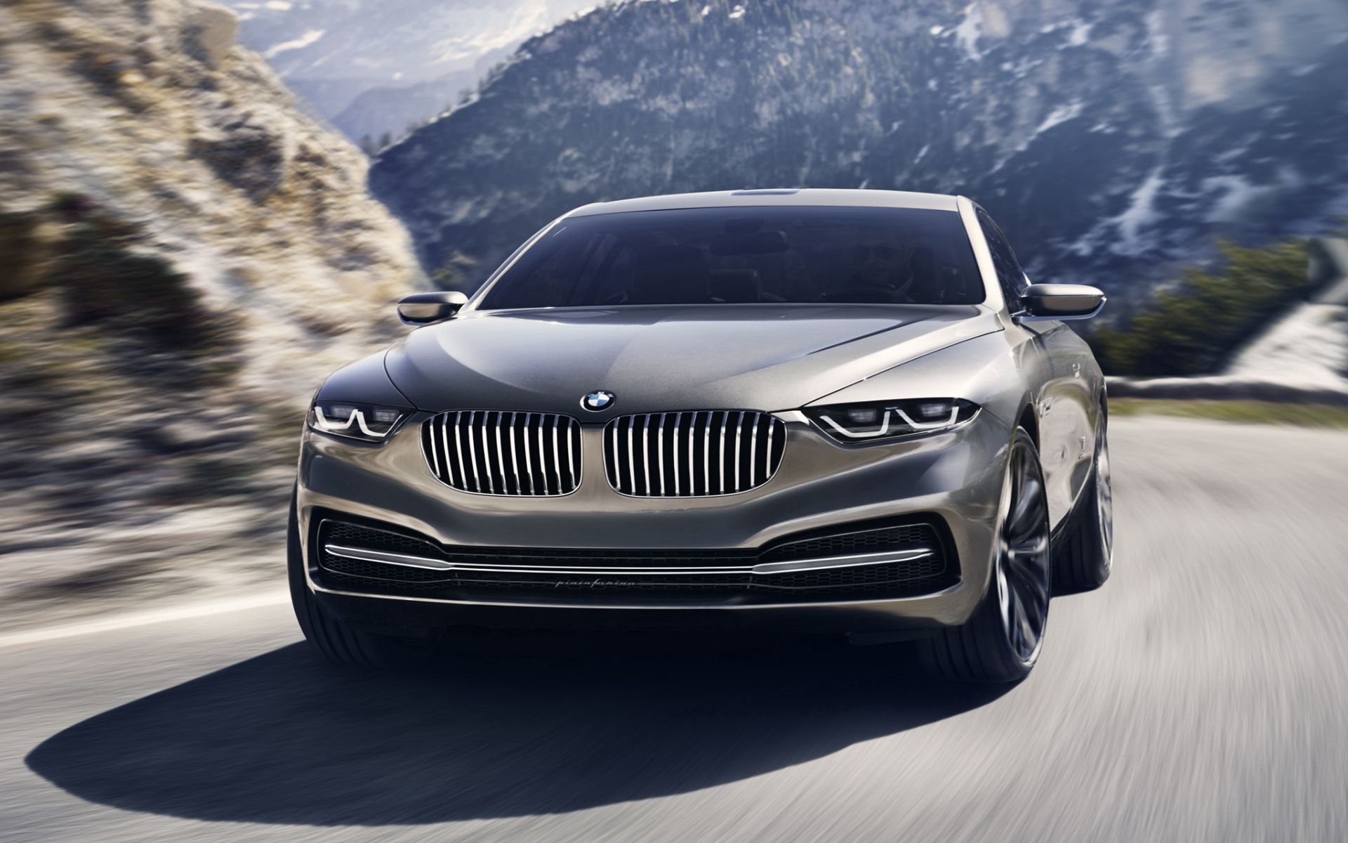 Скачать bmw, gran lusso, купе, концепт обои на рабочий стол