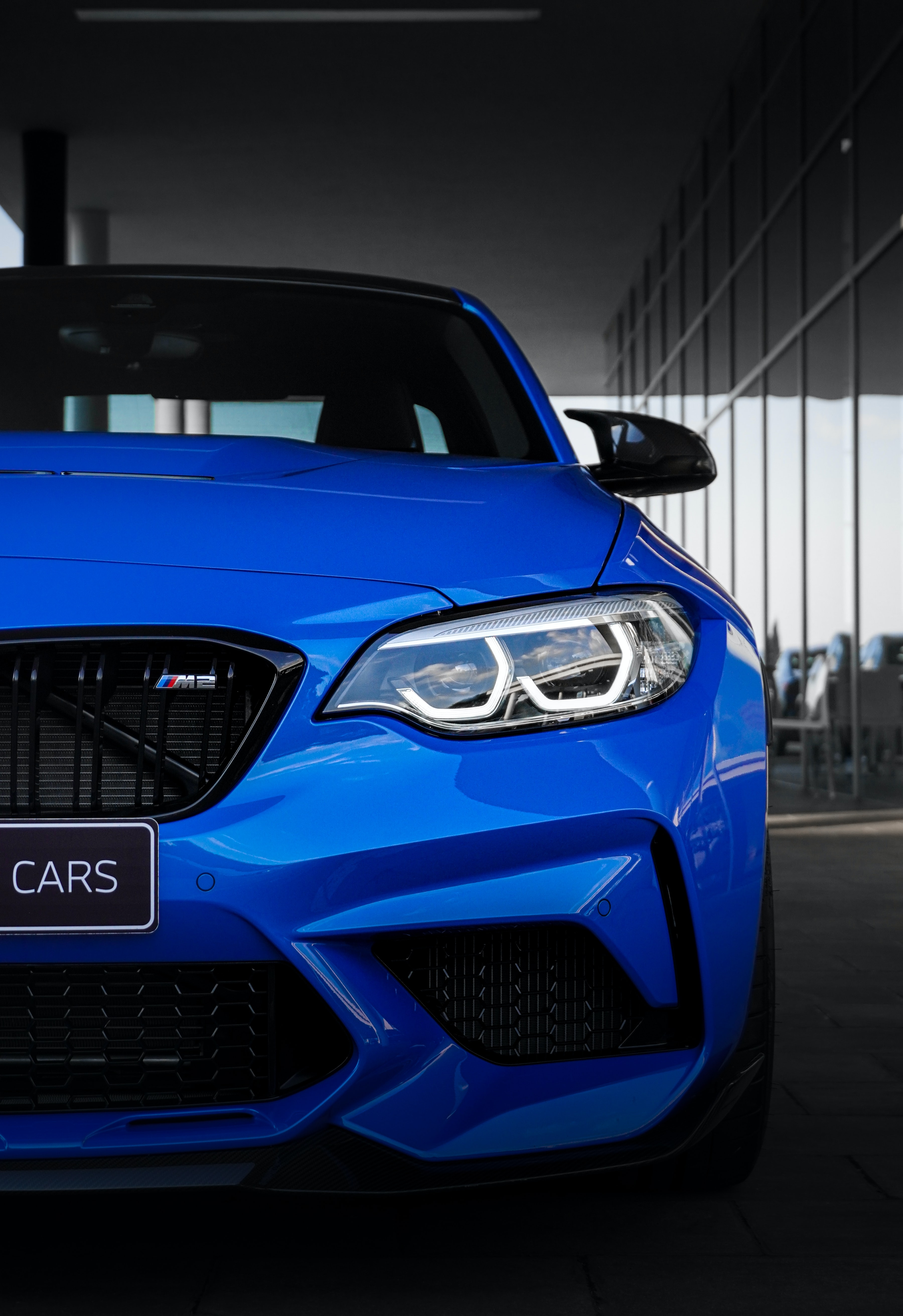 Скачать bmw m2, bmw, автомобиль, синий обои для телефона