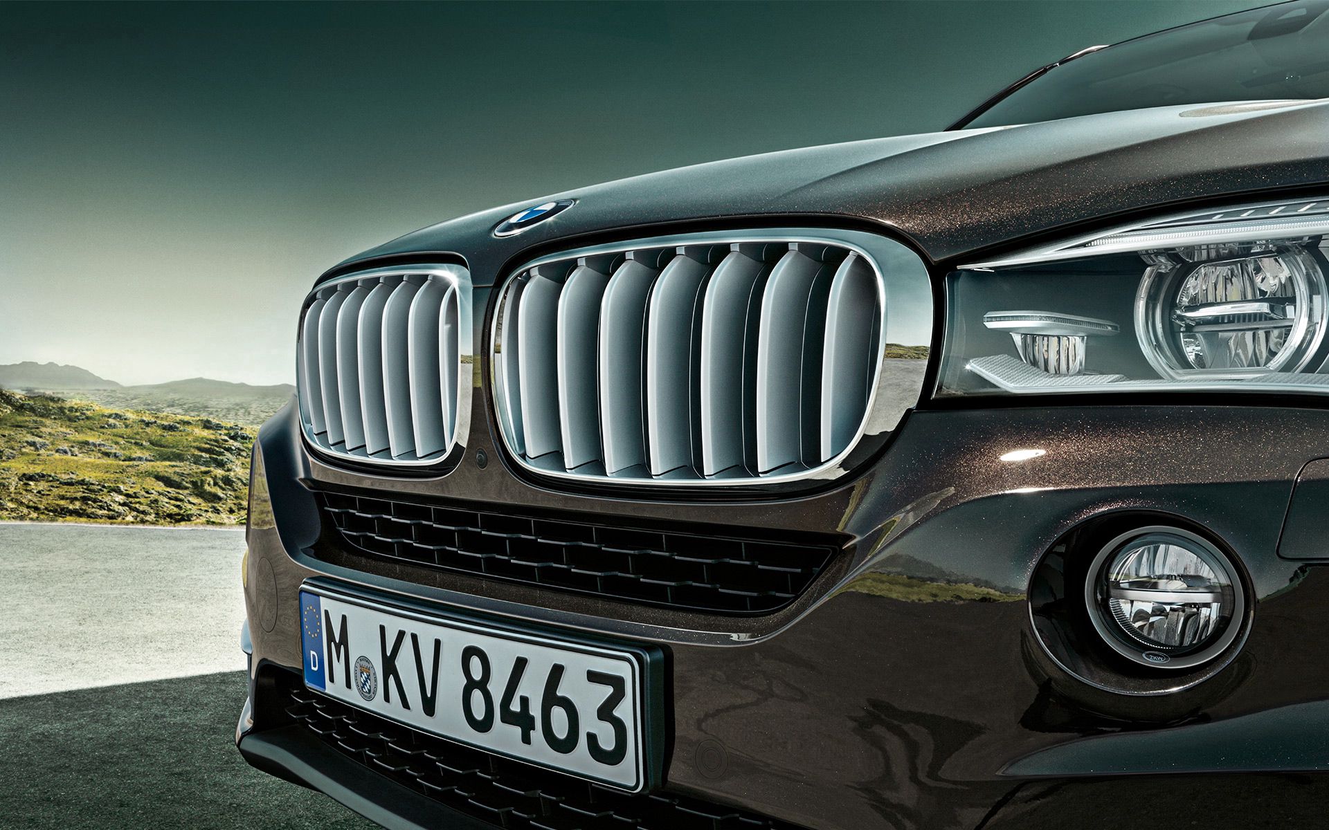 Скачать bmw x5, новинка, bmw, авто, вид спереди обои на рабочий стол