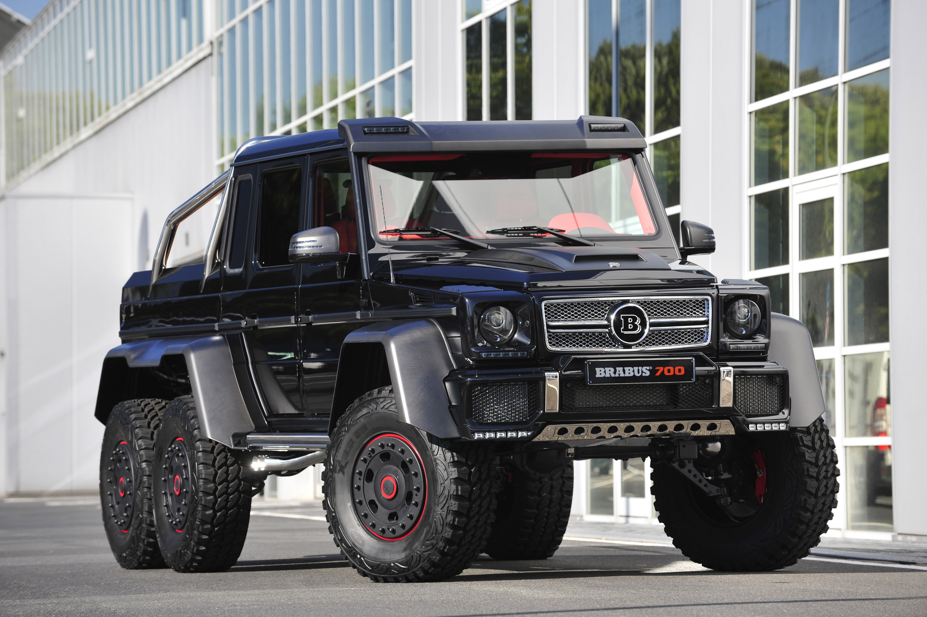 Скачать brabus, b63s, mercedes-benz, g-class, 6x6 обои на рабочий стол