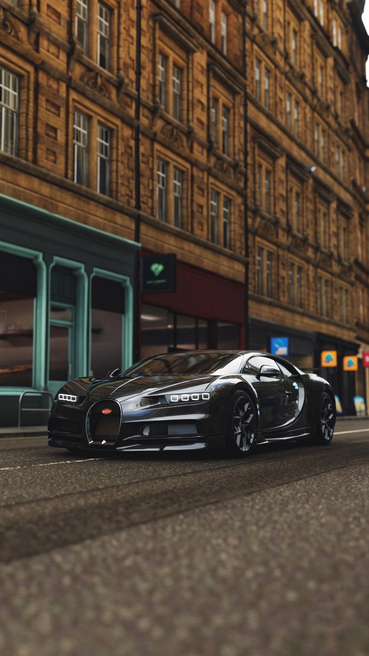 Скачать bugatti chiron, bugatti, спорткар, суперкар обои для телефона