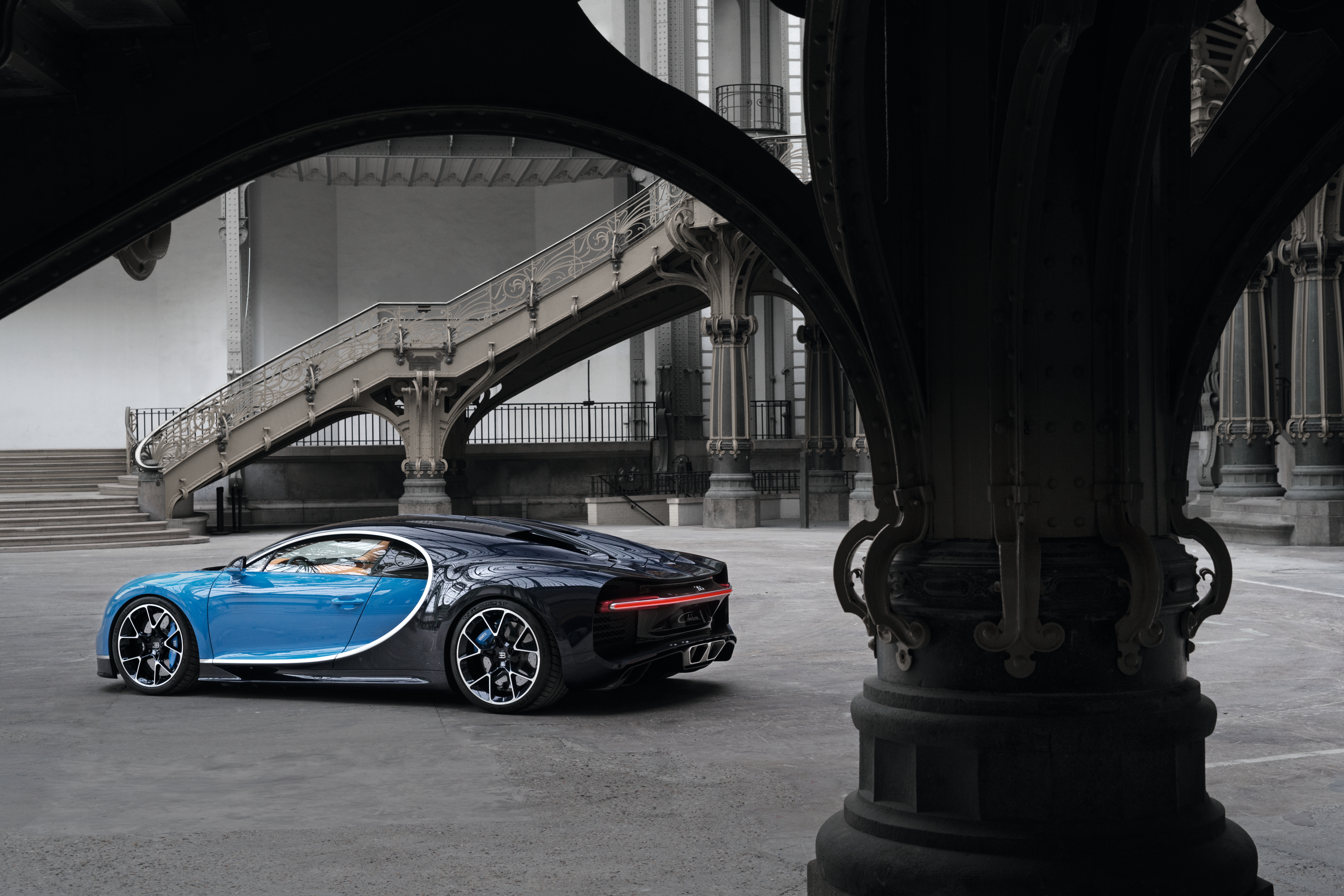 Скачать bugatti, chiron, вид сбоку обои на рабочий стол