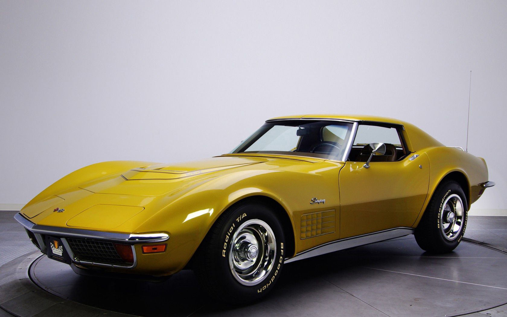 Скачать chevrolet, corvette, stingray, c3, 1970 обои на рабочий стол