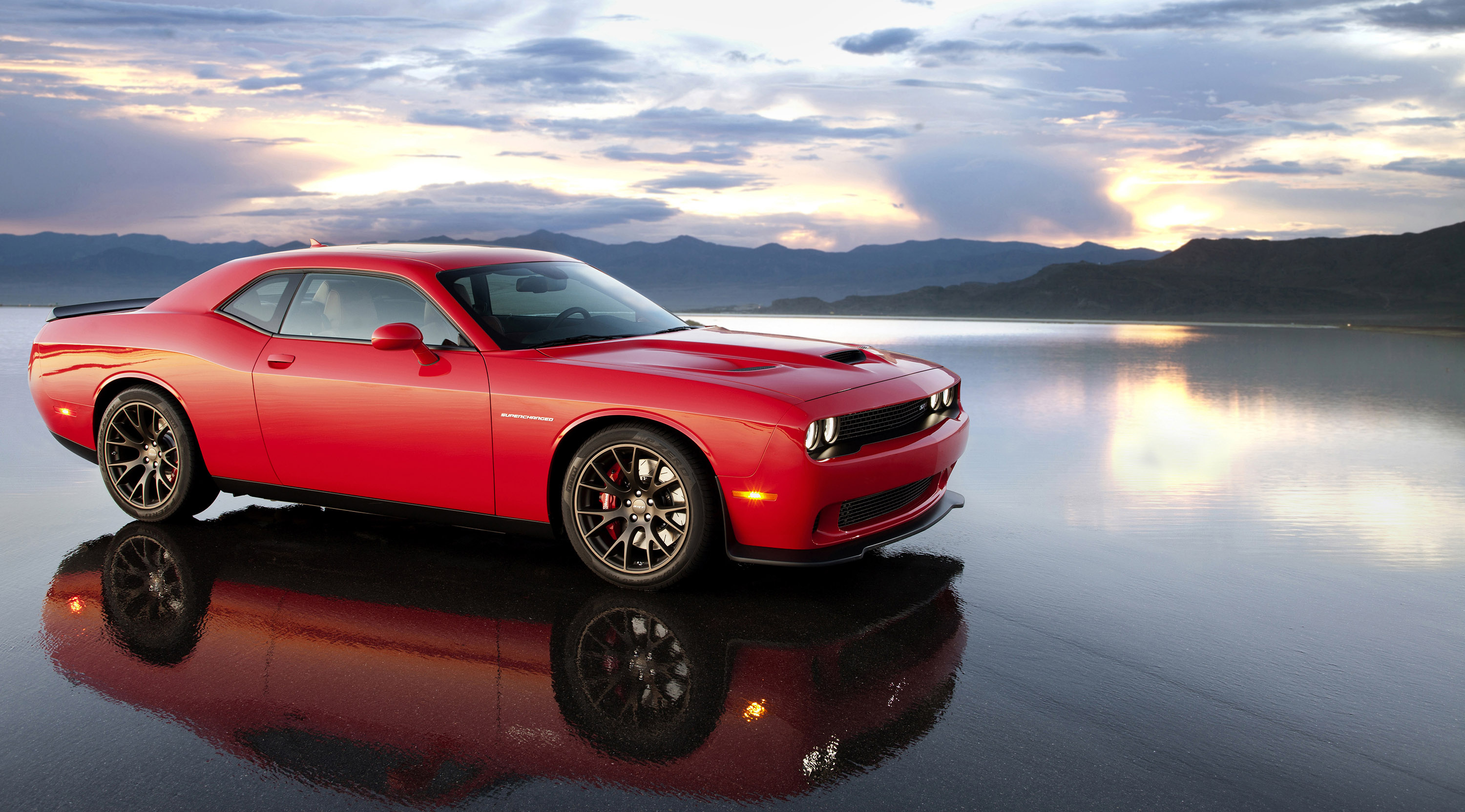 Скачать dodge, challenger, srt, додж, авто, 2015, hellicat обои на рабочий стол