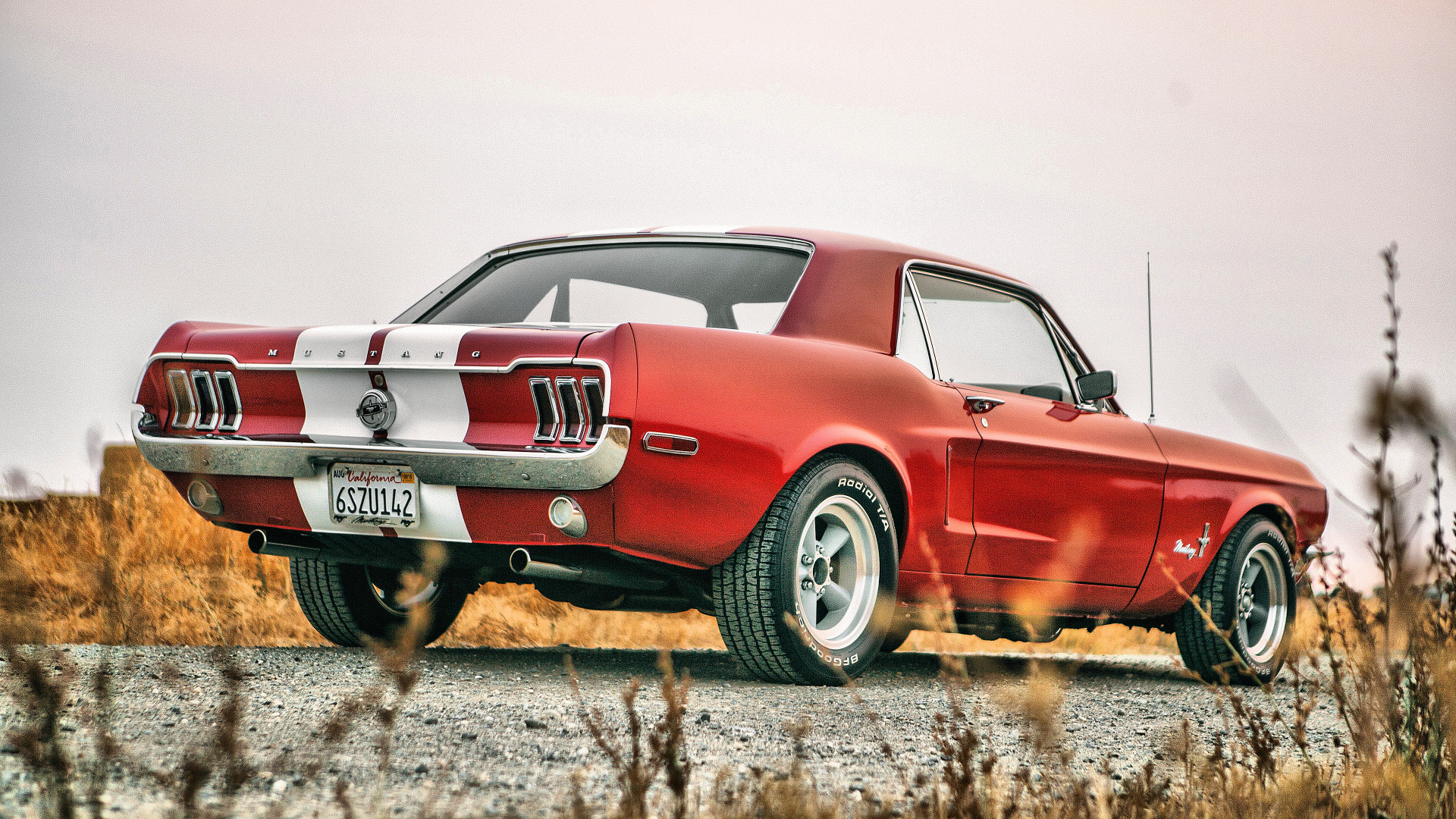 Скачать Ford Mustang 1967 обои на рабочий стол