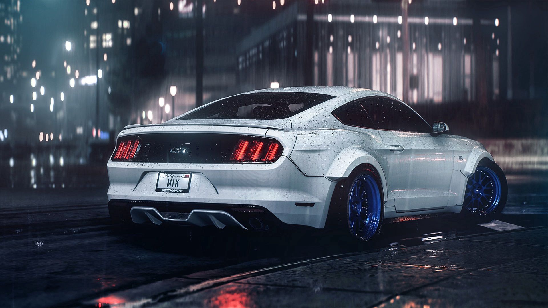 Скачать ford, mustang, gt, 2016, rtr обои на рабочий стол