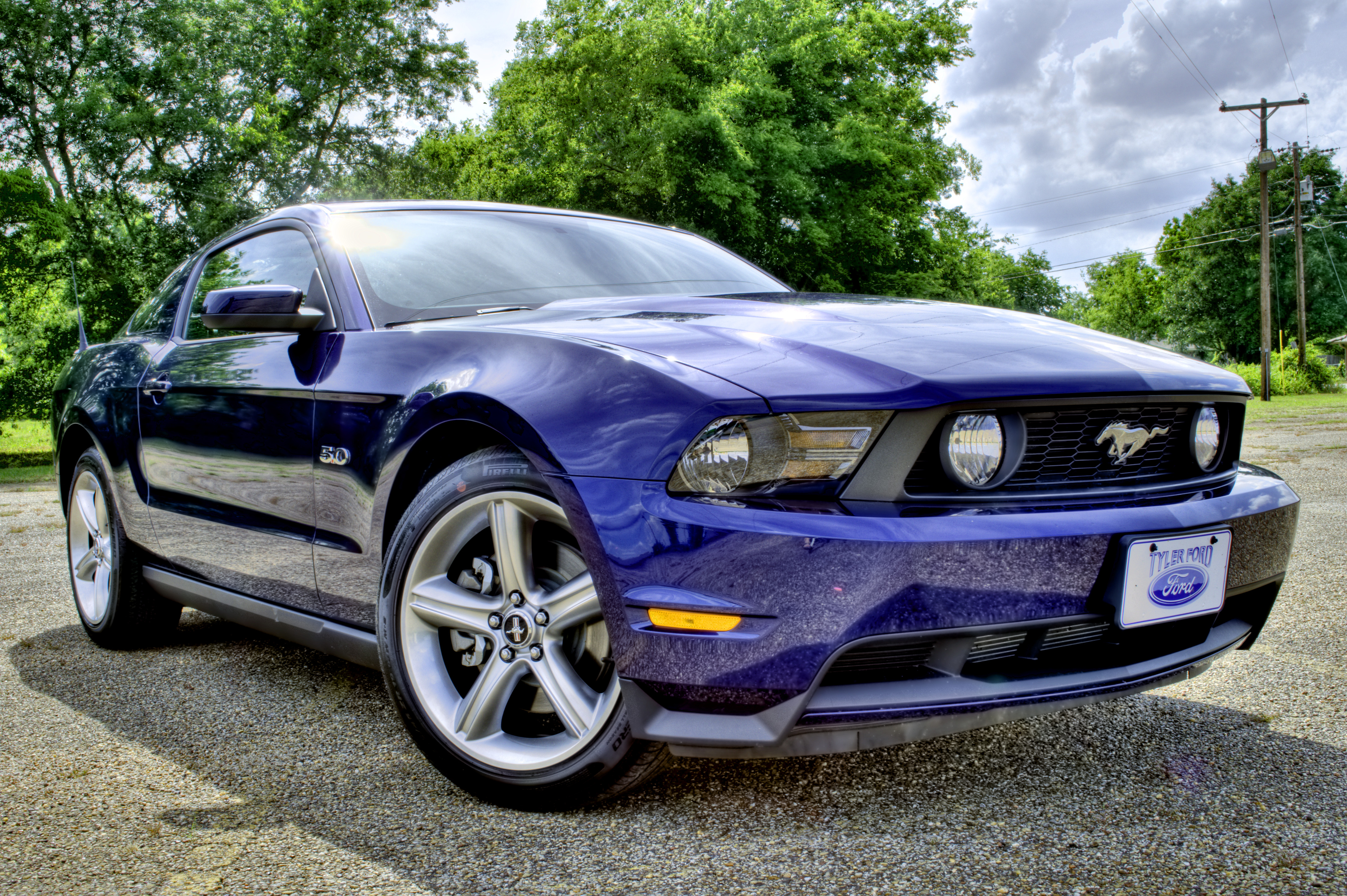 Скачать ford mustang, машина, hdr обои для телефона