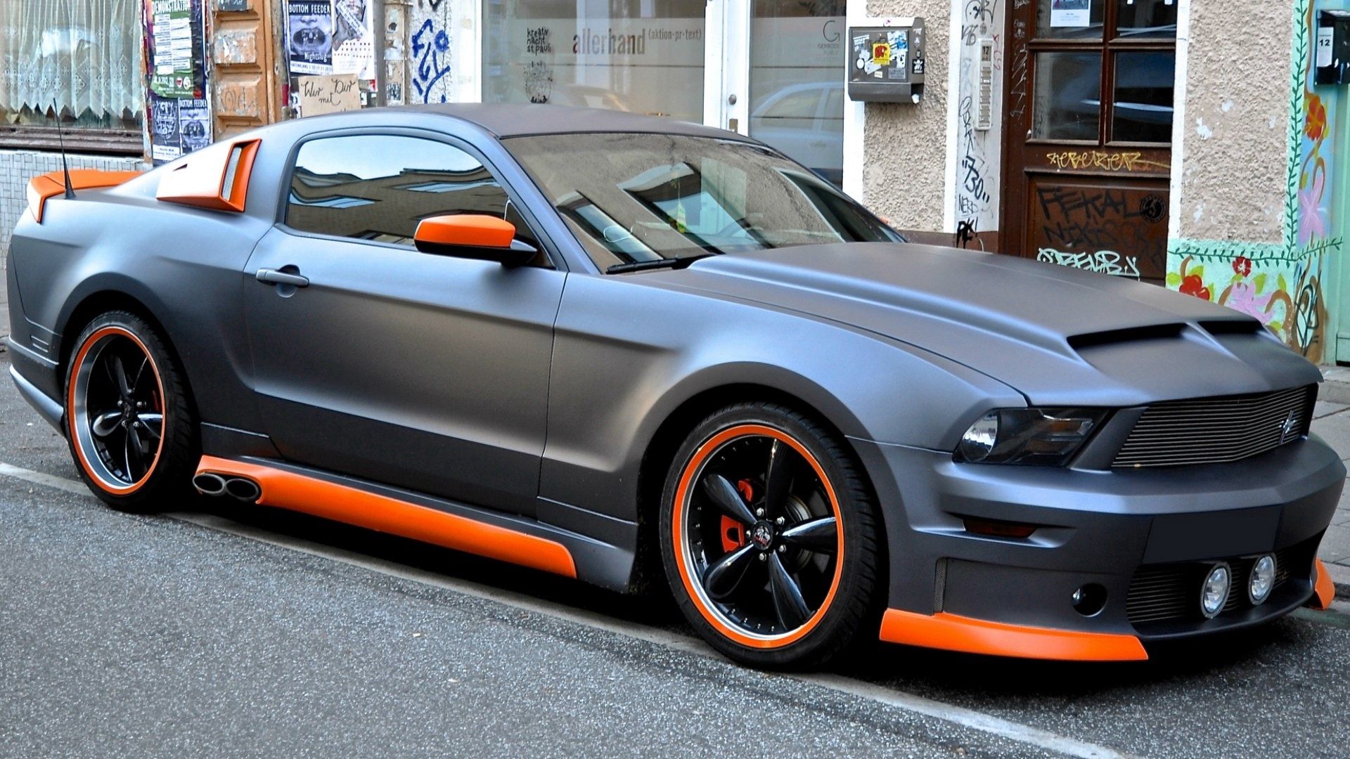 Скачать ford, mustang, tuning обои на рабочий стол