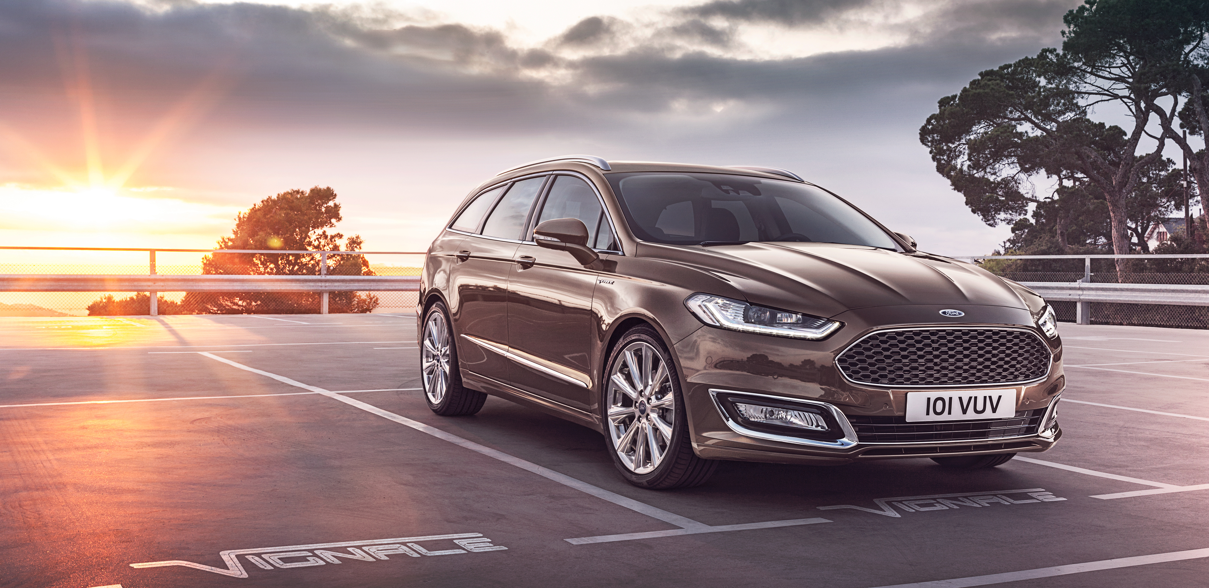 Скачать ford, vignale, mondeo, turnier, вид сбоку обои на рабочий стол