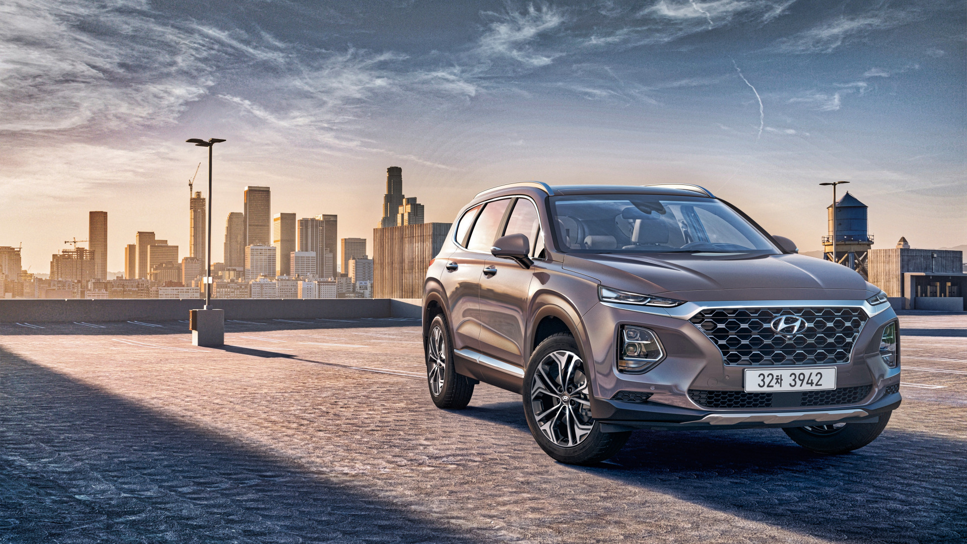 Скачать Hyundai Santa Fe обои на рабочий стол