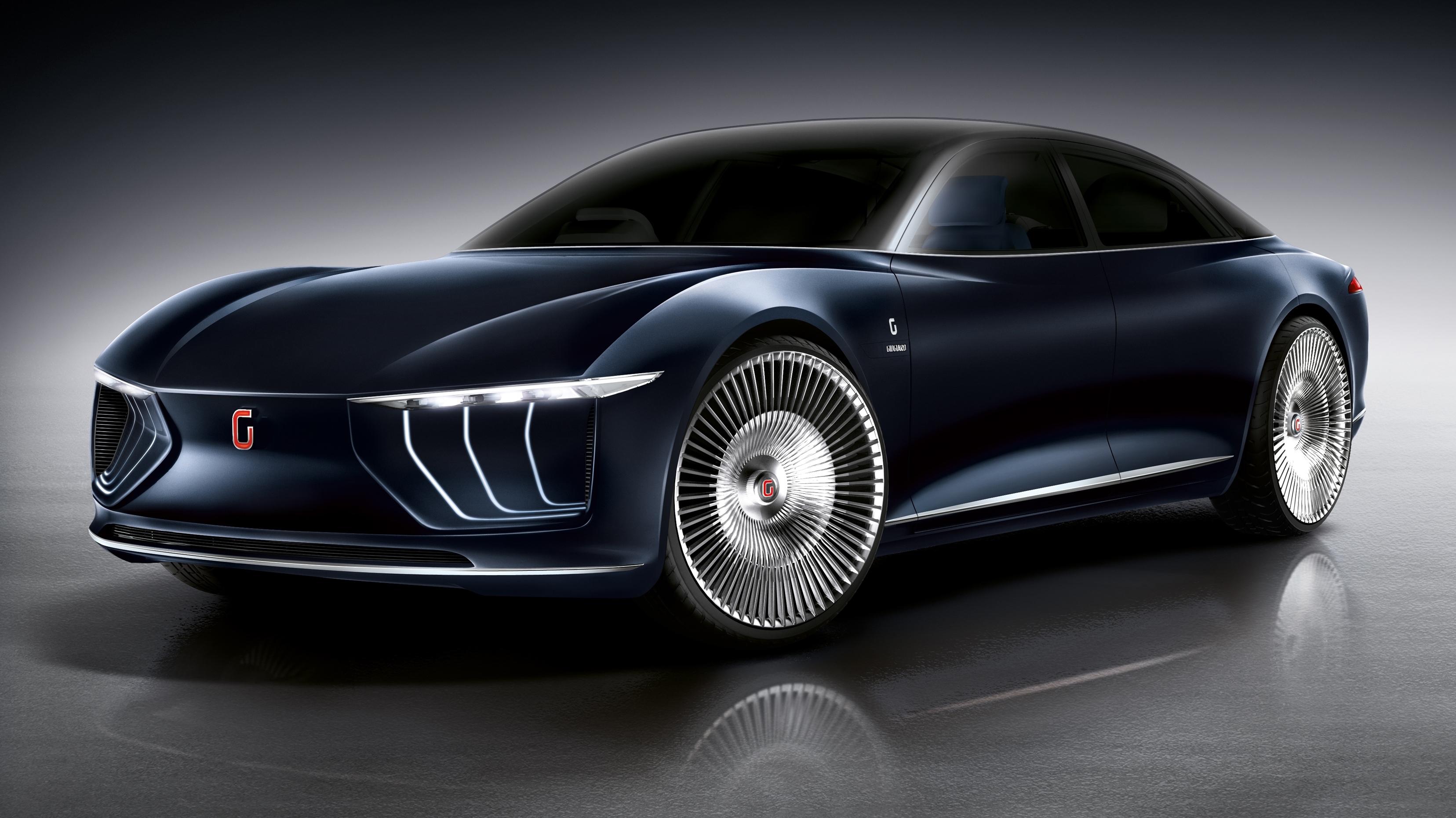 Скачать italdesign, giugiaro, gea, вид сбоку, 2015 обои на рабочий стол