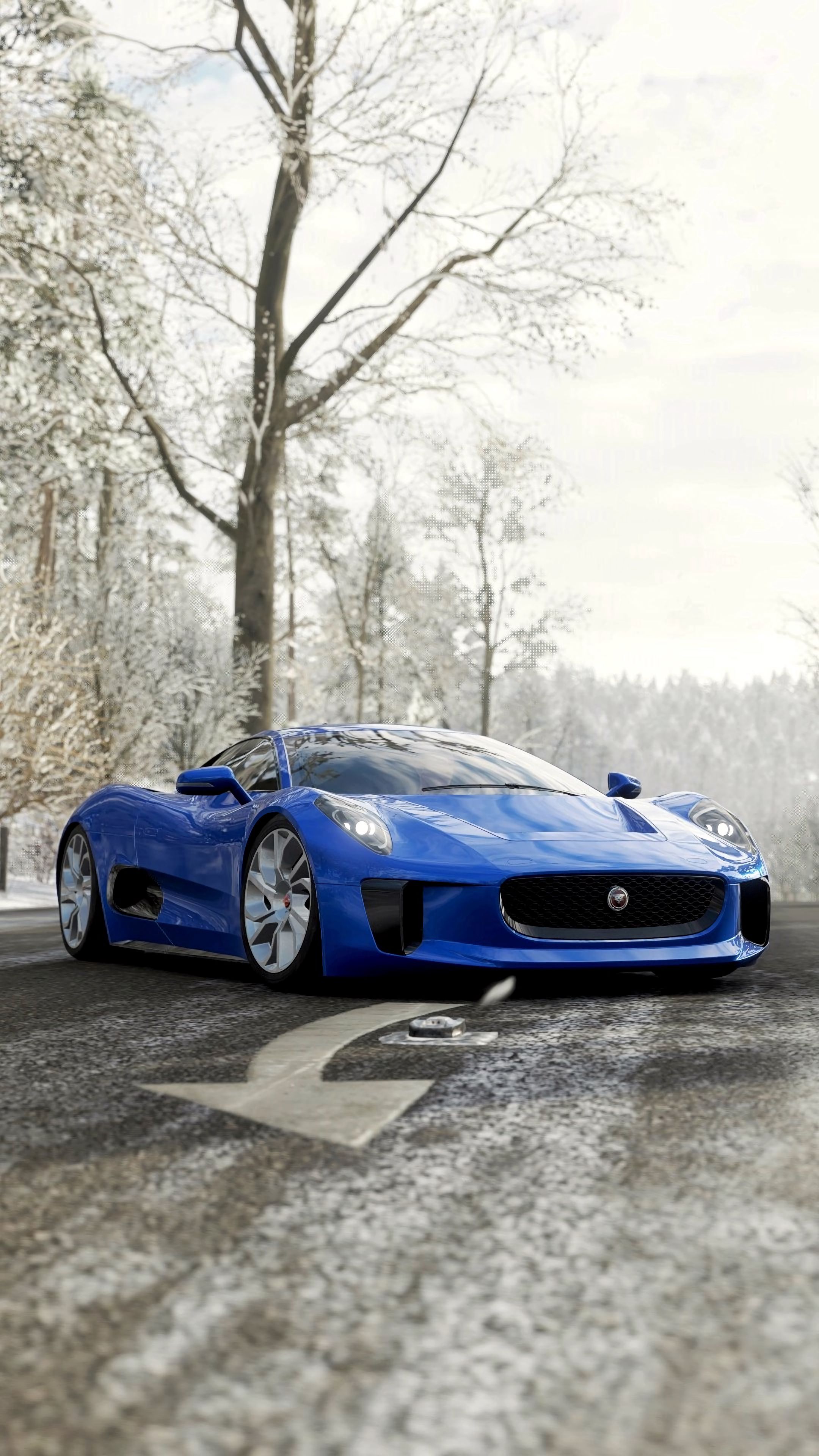 Скачать jaguar c-x75, jaguar, спорткар, суперкар обои для телефона