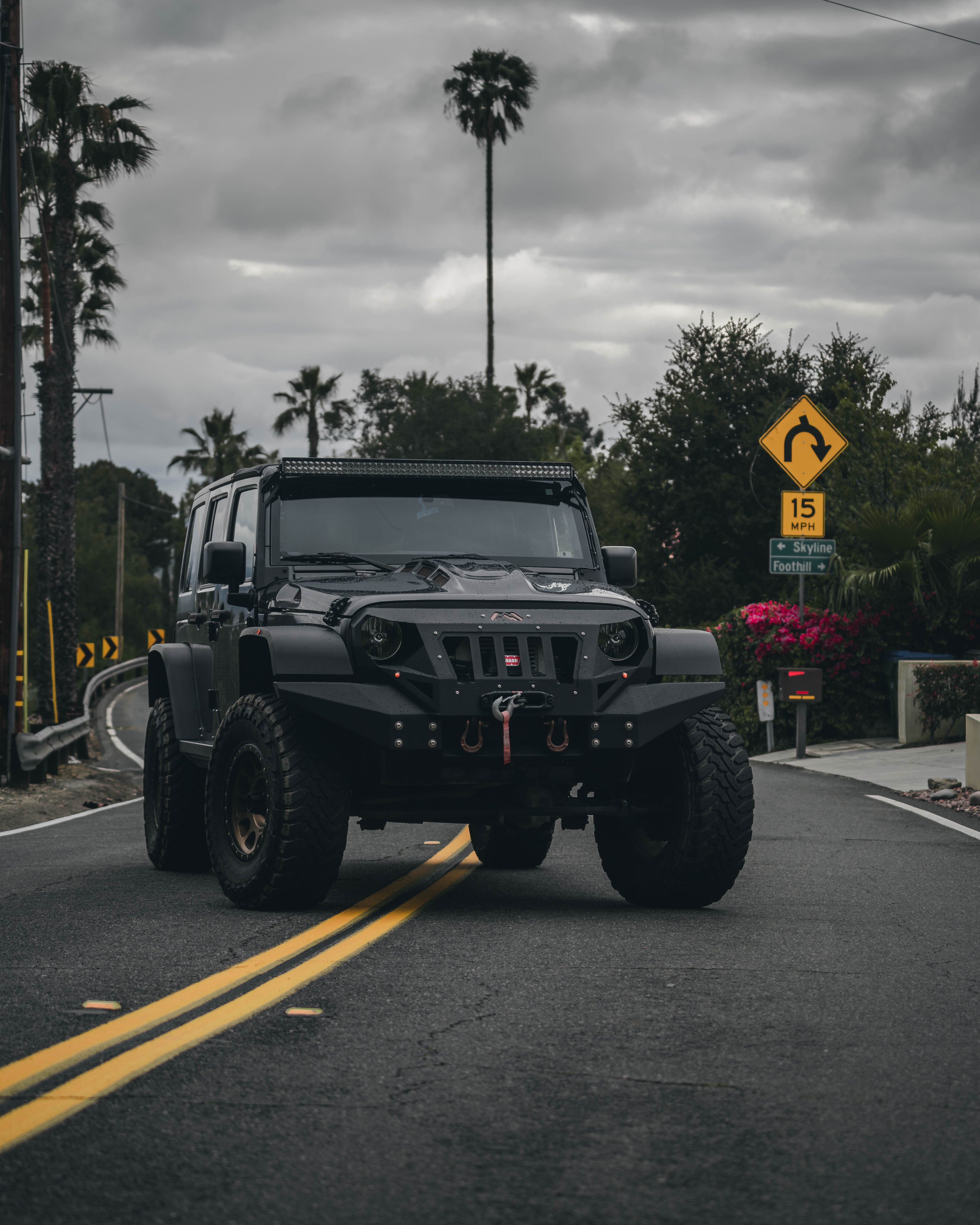 Скачать jeep cj, jeep, автомобиль, вид спереди обои для телефона