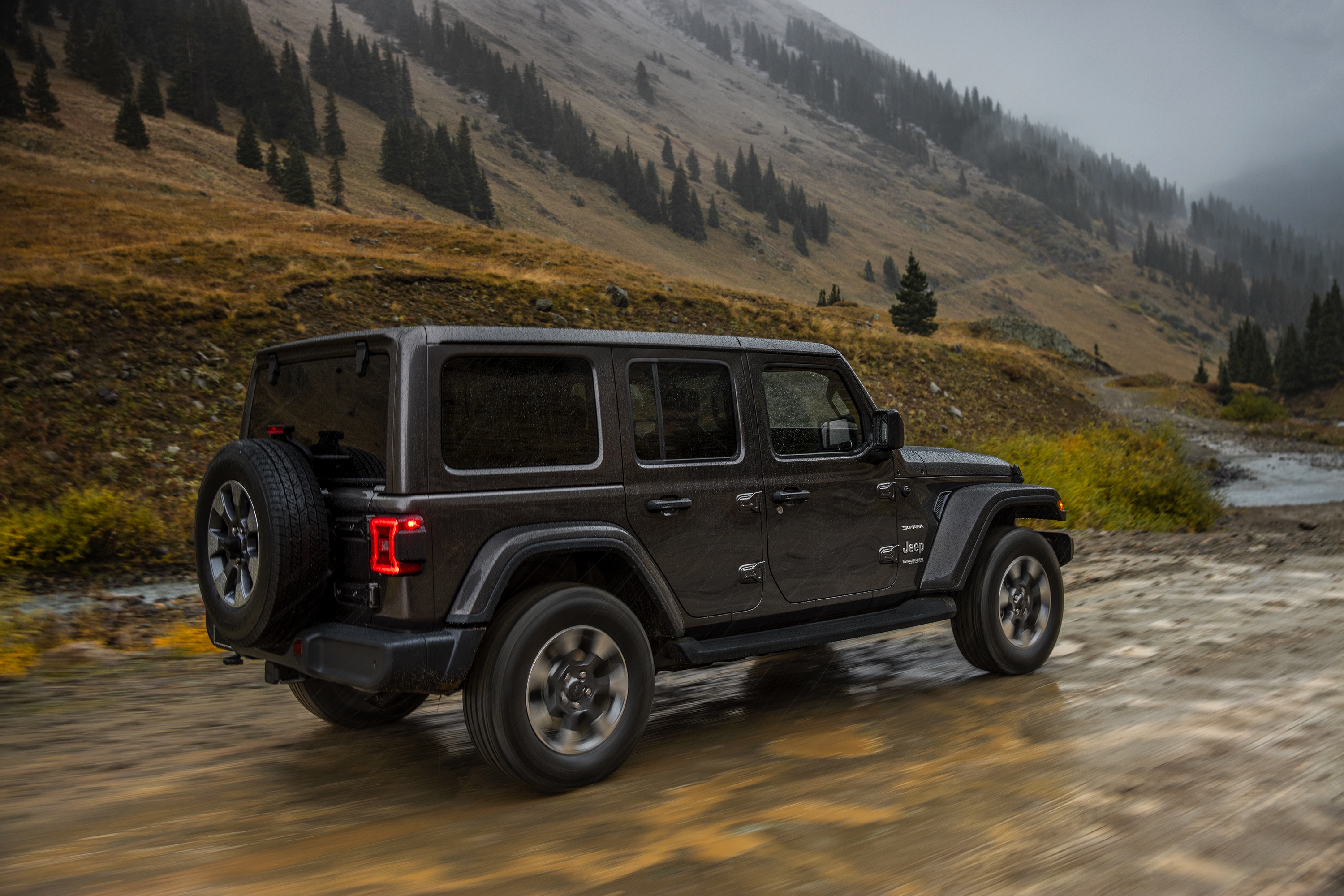 Скачать Jeep Wrangler Sahara 2018 обои на рабочий стол