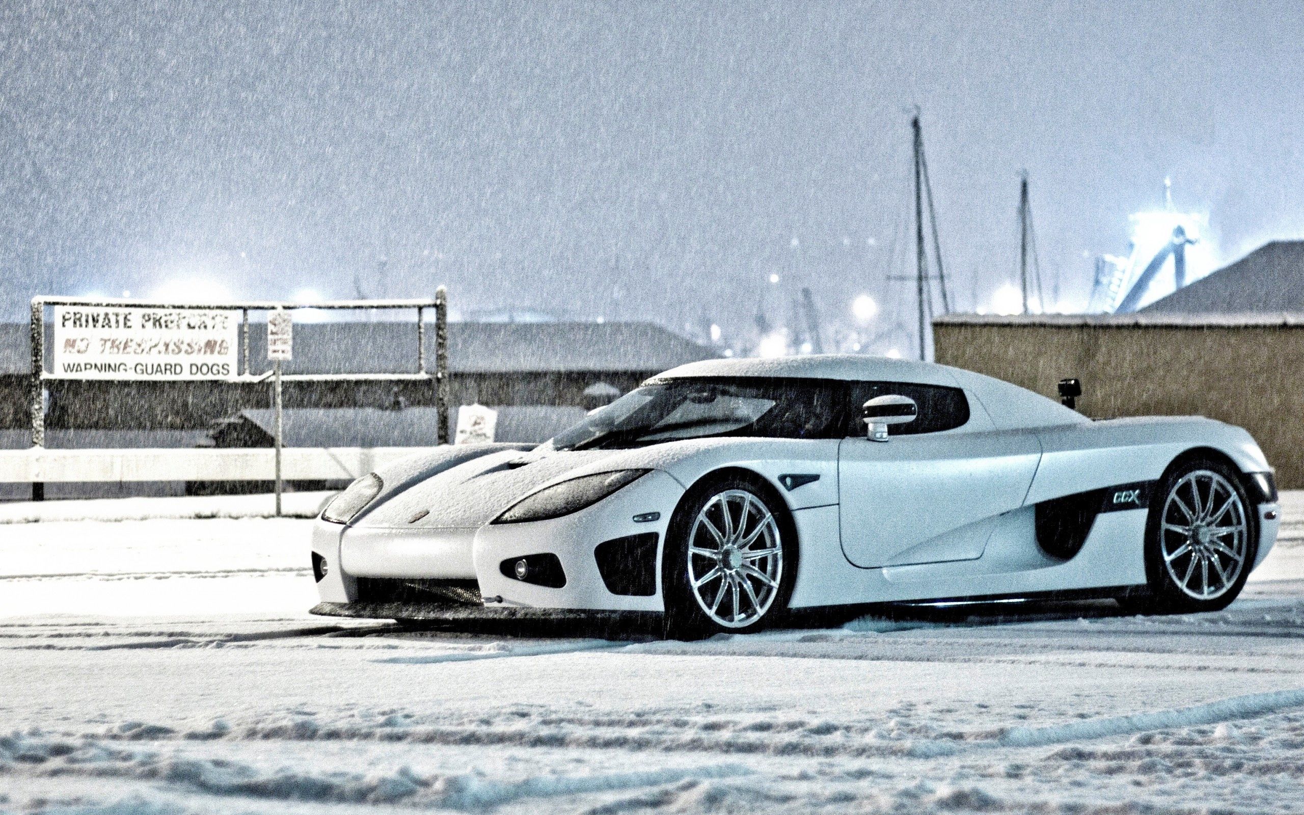 Скачать koenigsegg ccx, авто, снег, зима обои на рабочий стол