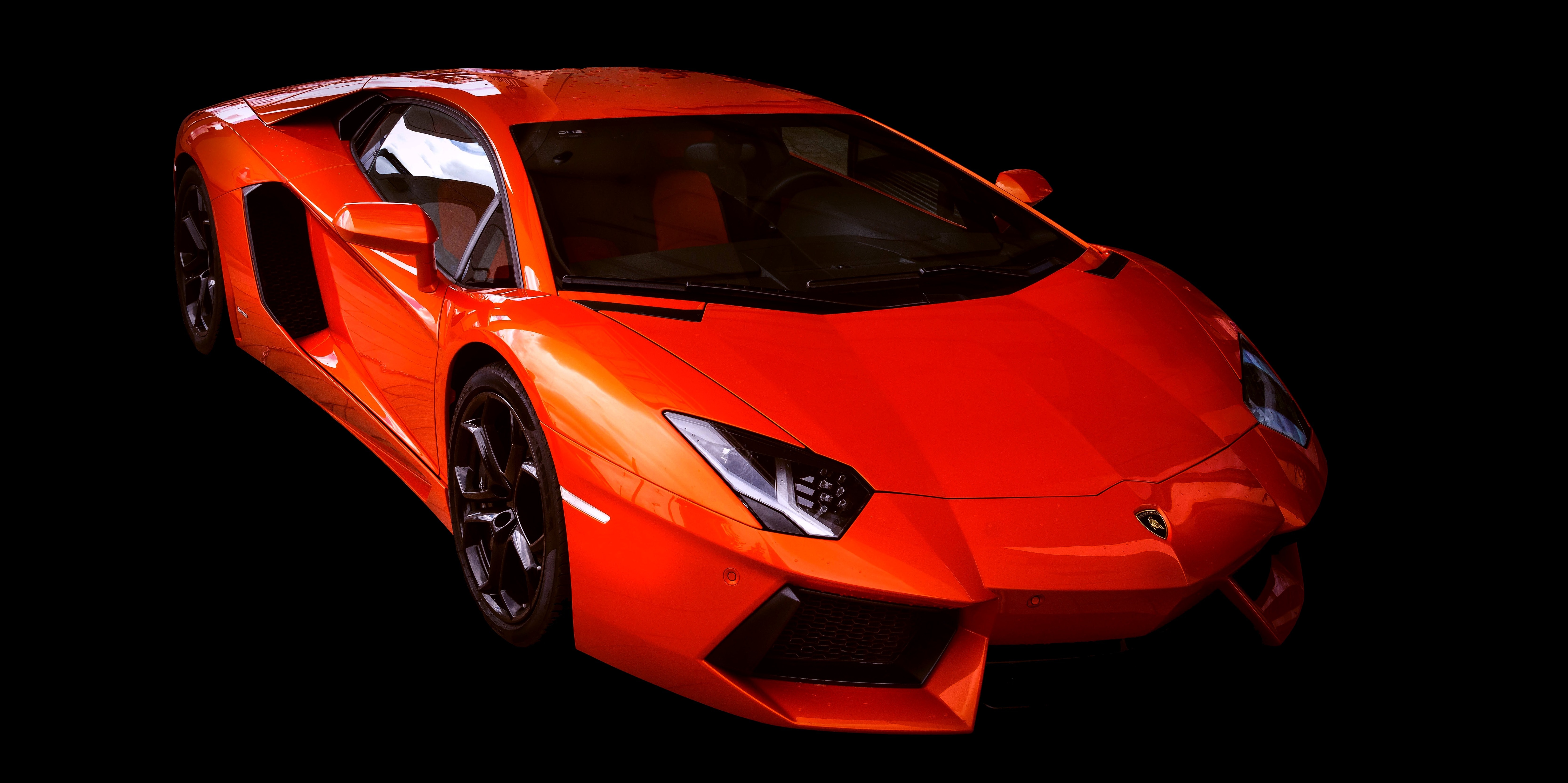 Скачать lamborghini aventador, lamborghini, красный, спорткар, автомобиль обои на рабочий стол