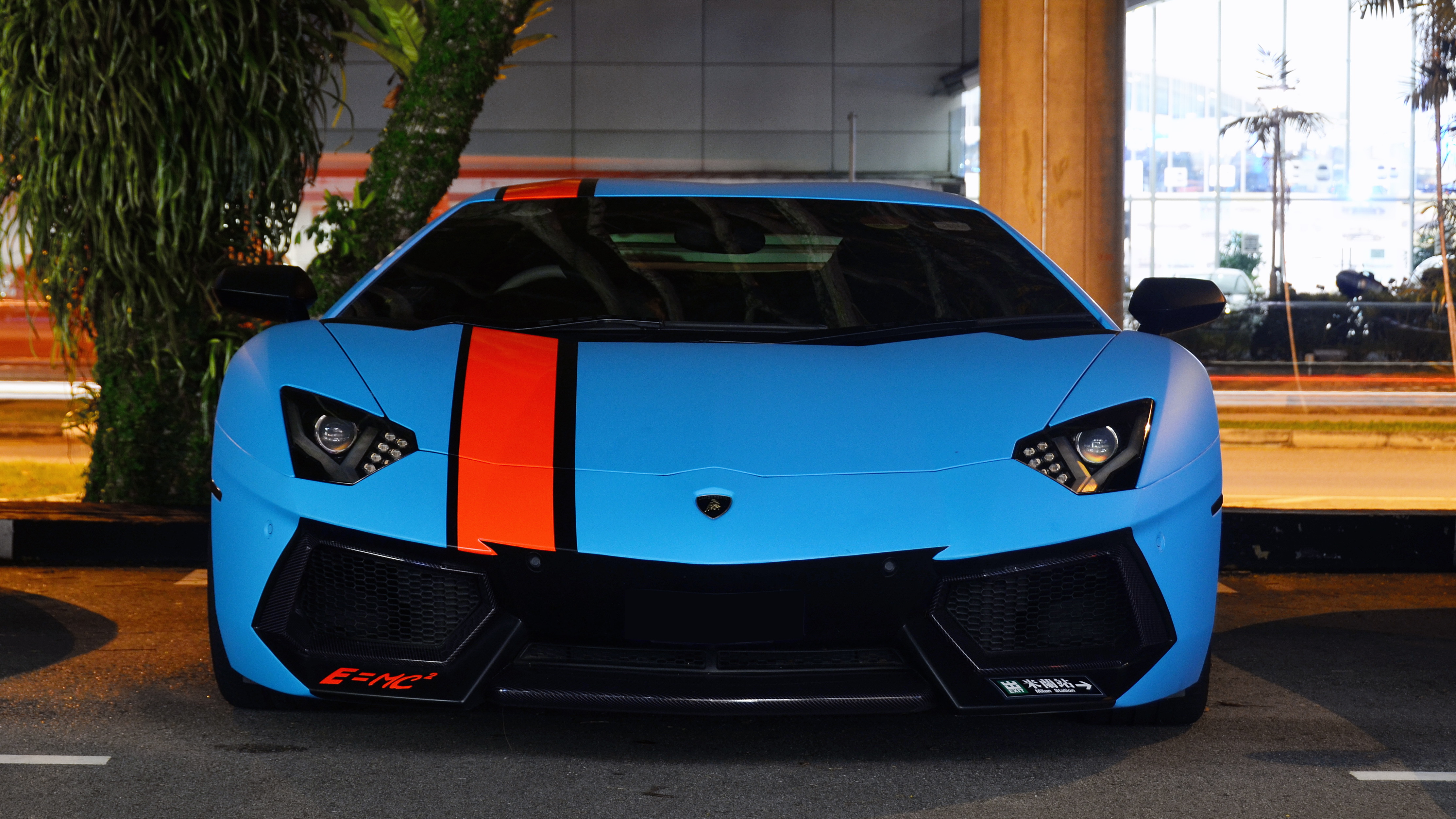 Скачать lamborghini, aventador, lp700-4, blue, supercars, exotic обои на рабочий стол