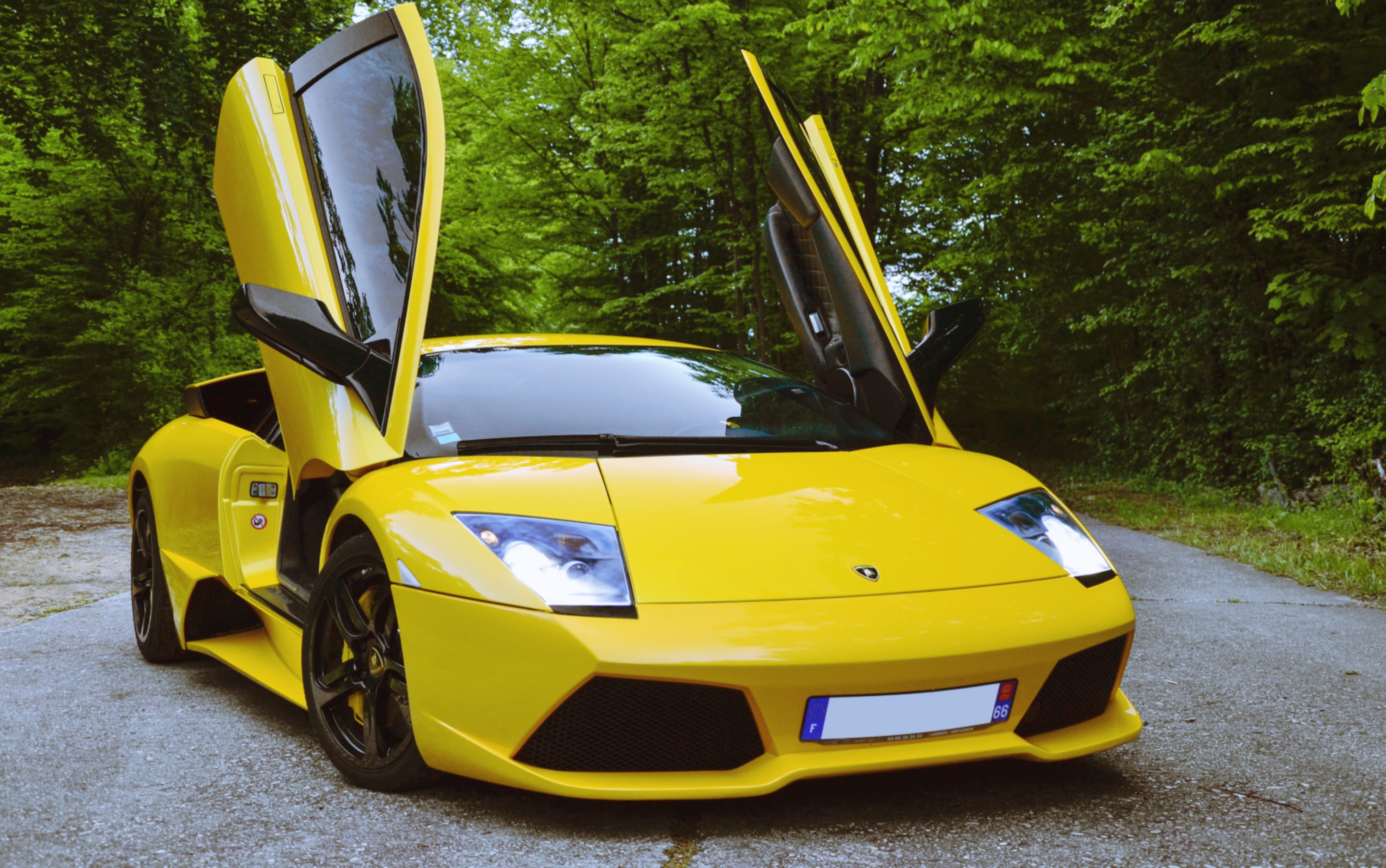 Скачать lamborghini murcielago lp640, lamborghini murcielago, lamborghini, спорткар, желтый обои на рабочий стол