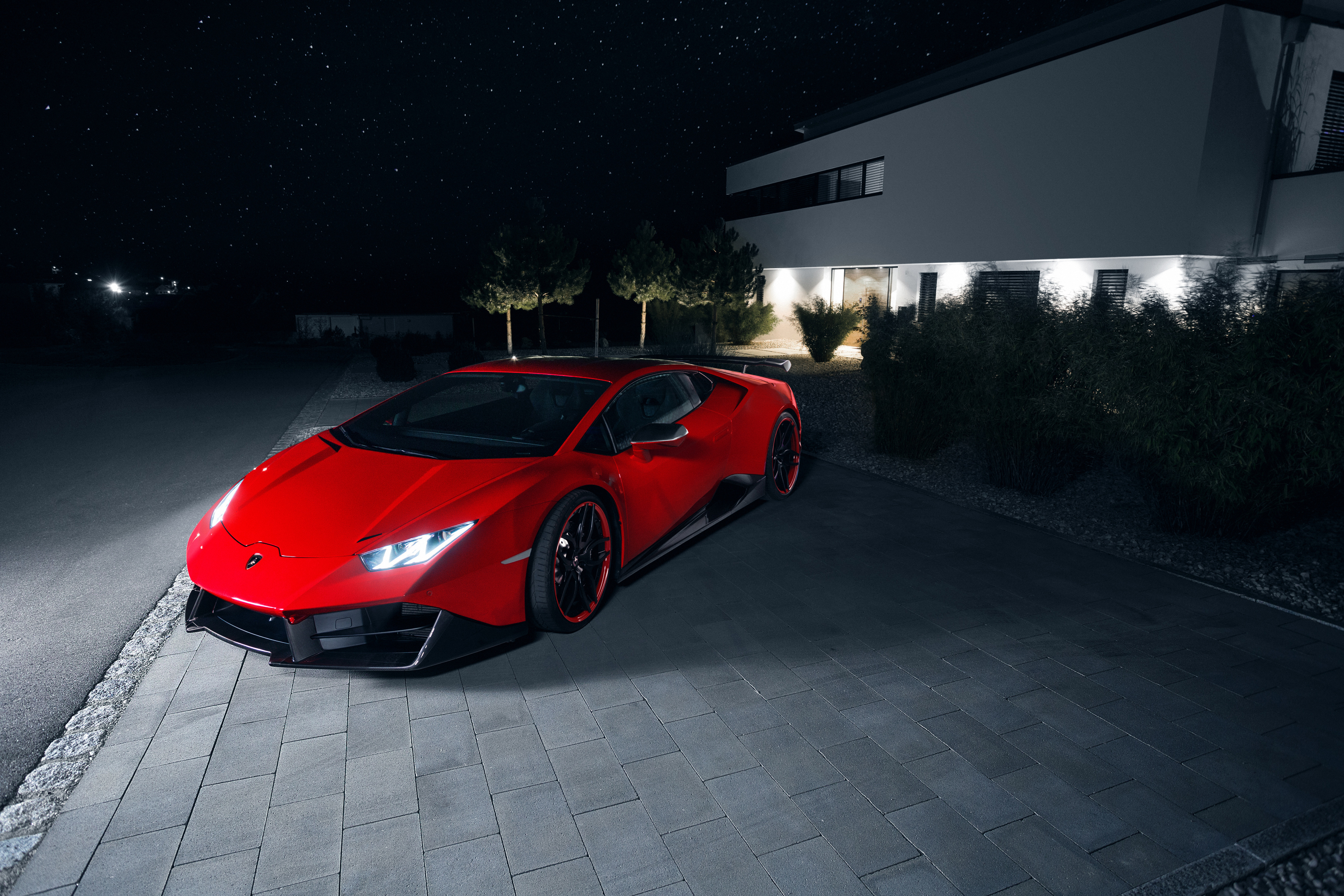 Скачать lamborghini, спорткар, суперкар, красный обои на рабочий стол