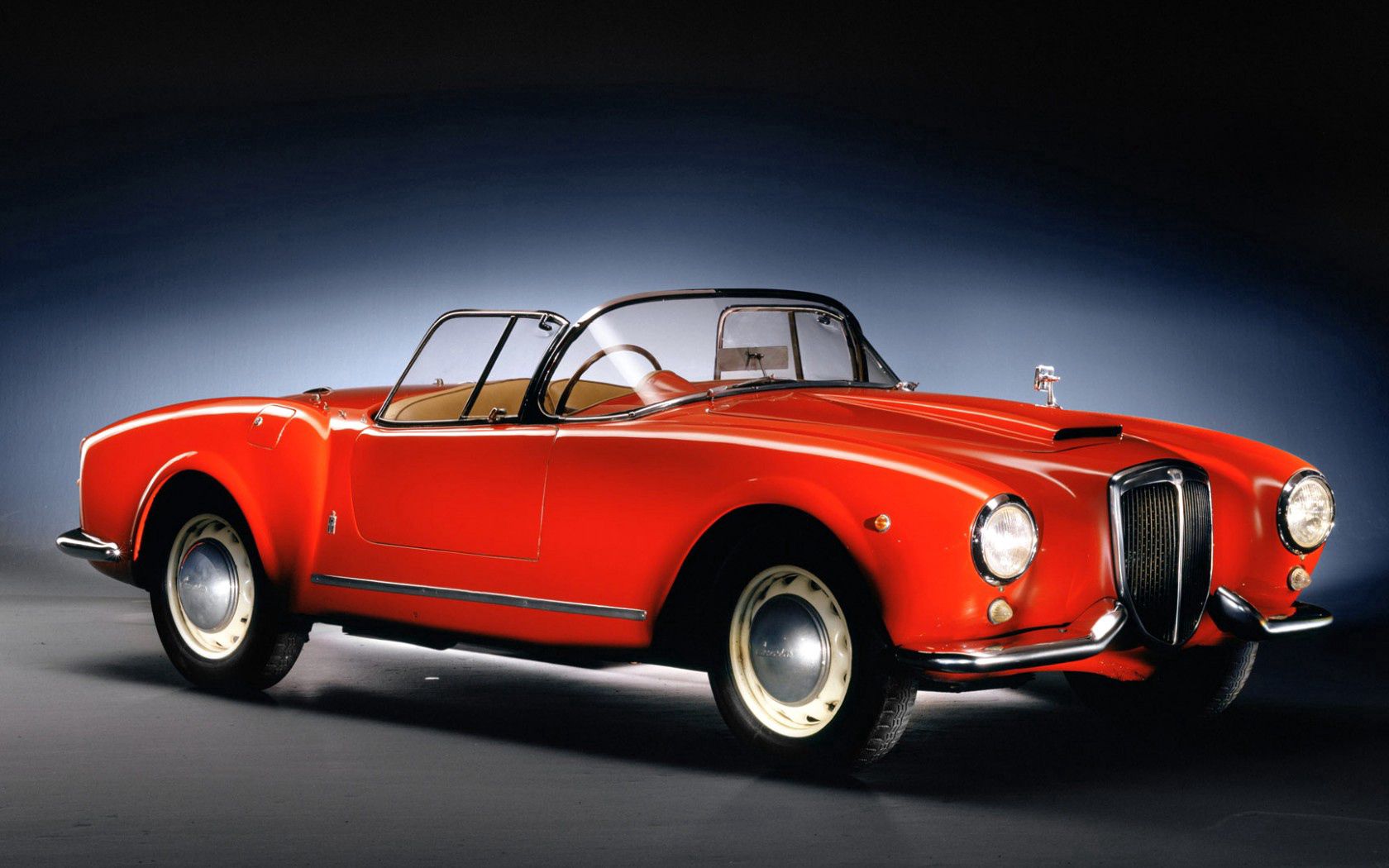 Скачать lancia aurelia, кабриолет, ретро обои на рабочий стол