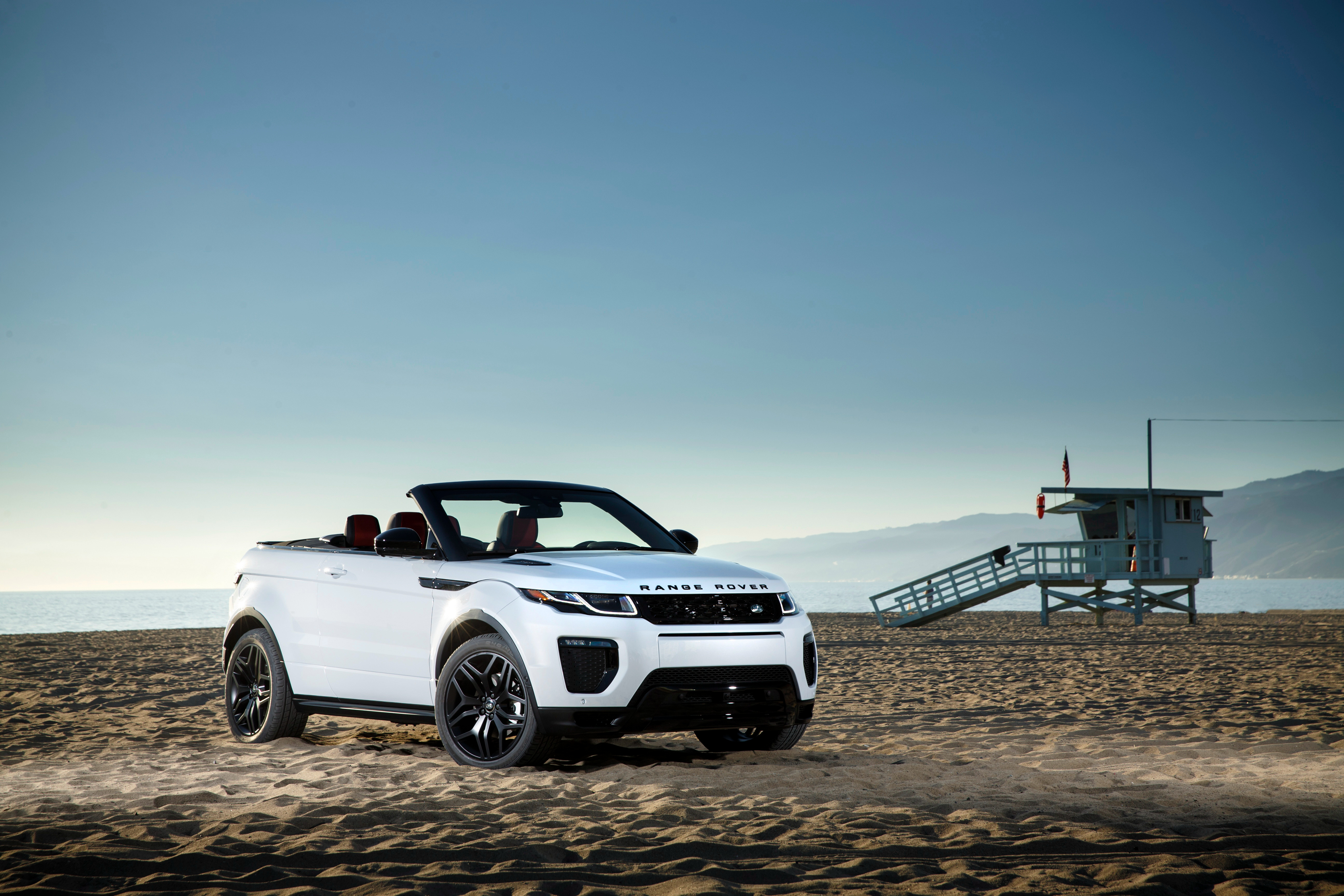 Скачать land rover, range rover, evoque, вид сбоку обои на рабочий стол