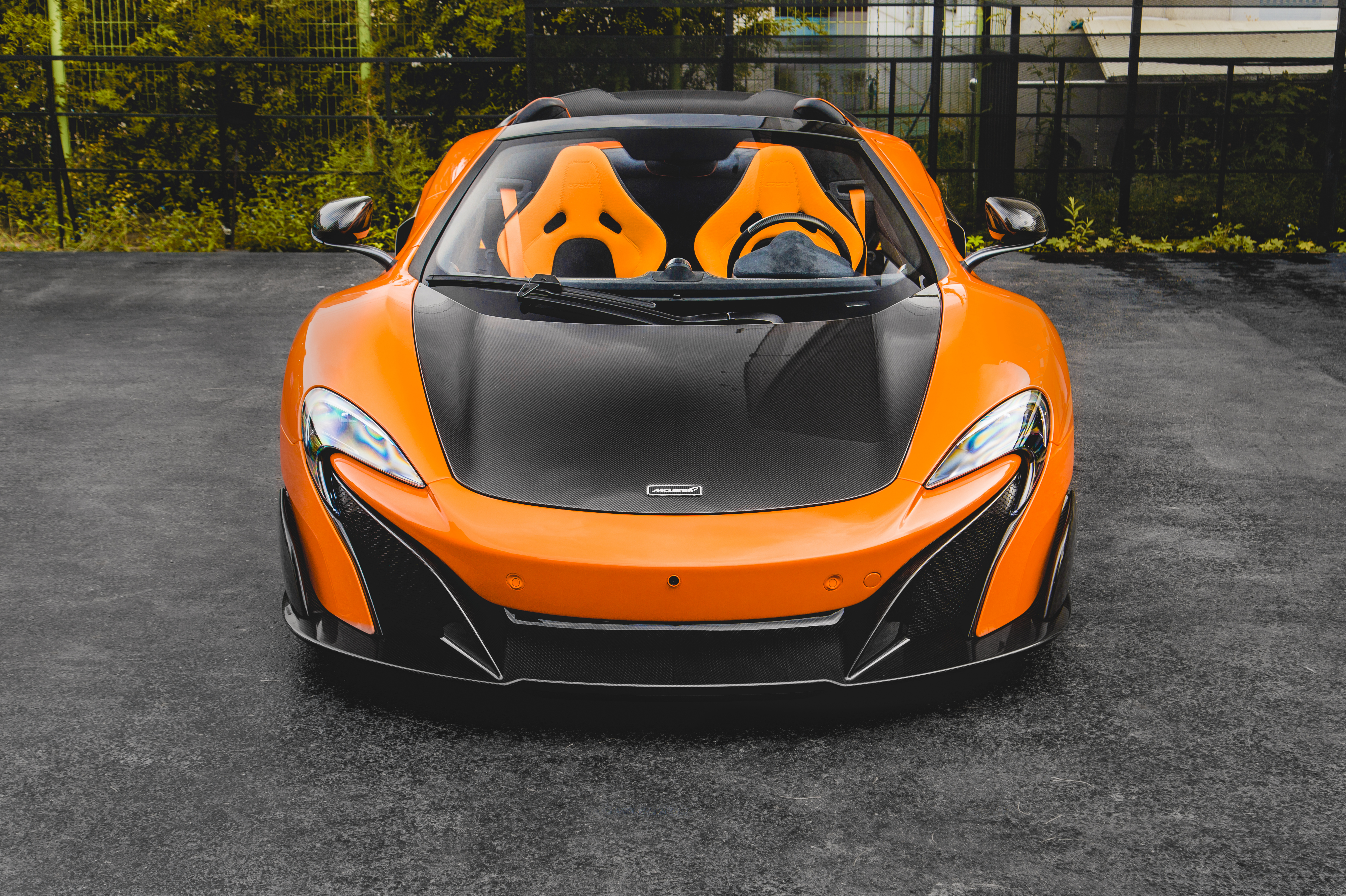 Скачать mclaren 675lt, mclaren, автомобиль, оранжевый, спорткар обои на рабочий стол