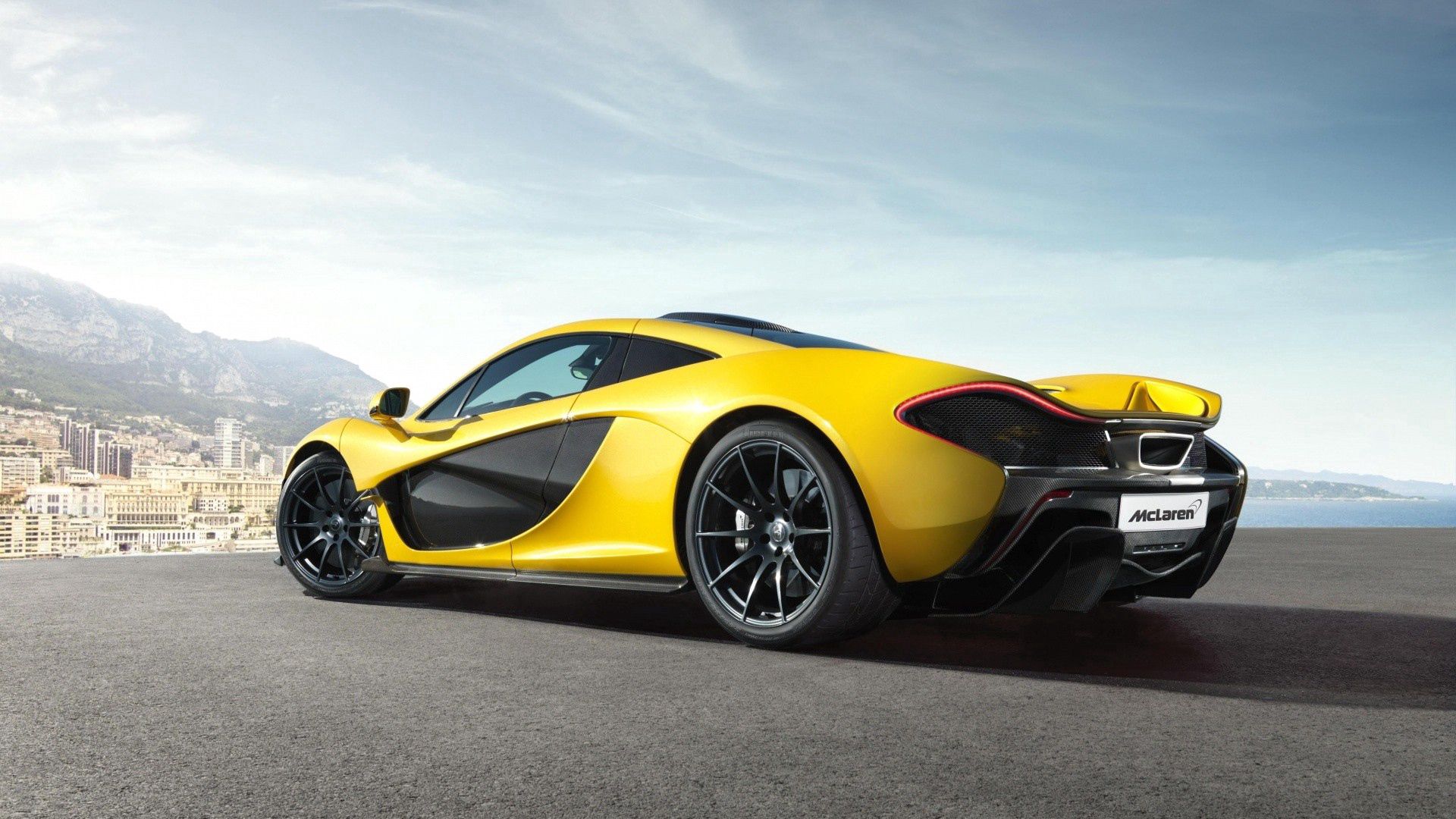 Скачать mclaren, mclaren p1, авто, желтый, спорт обои на рабочий стол