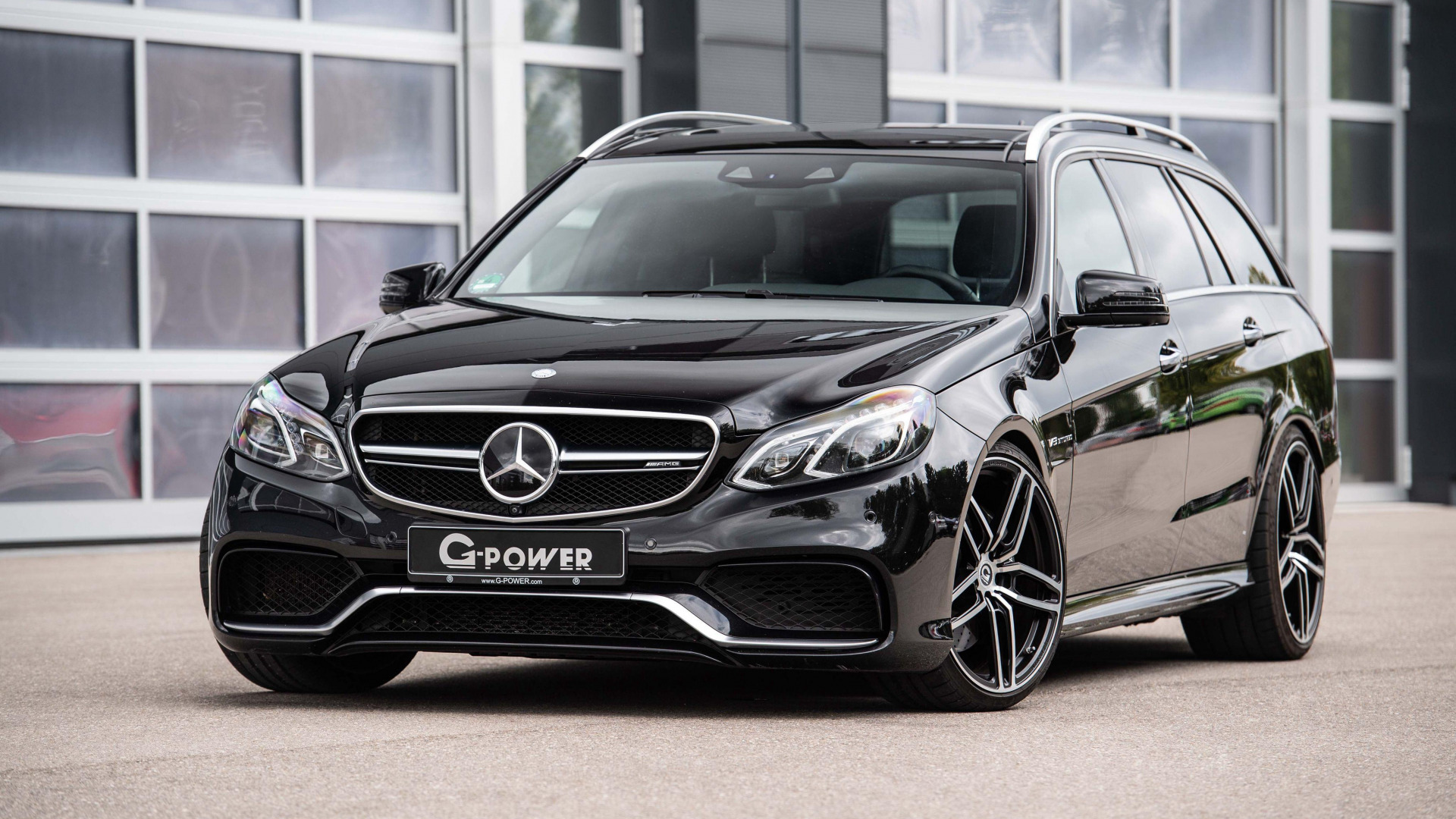 Скачать Mercedes-AMG E63 S-Model Estate by G-Power 2018 обои на рабочий стол