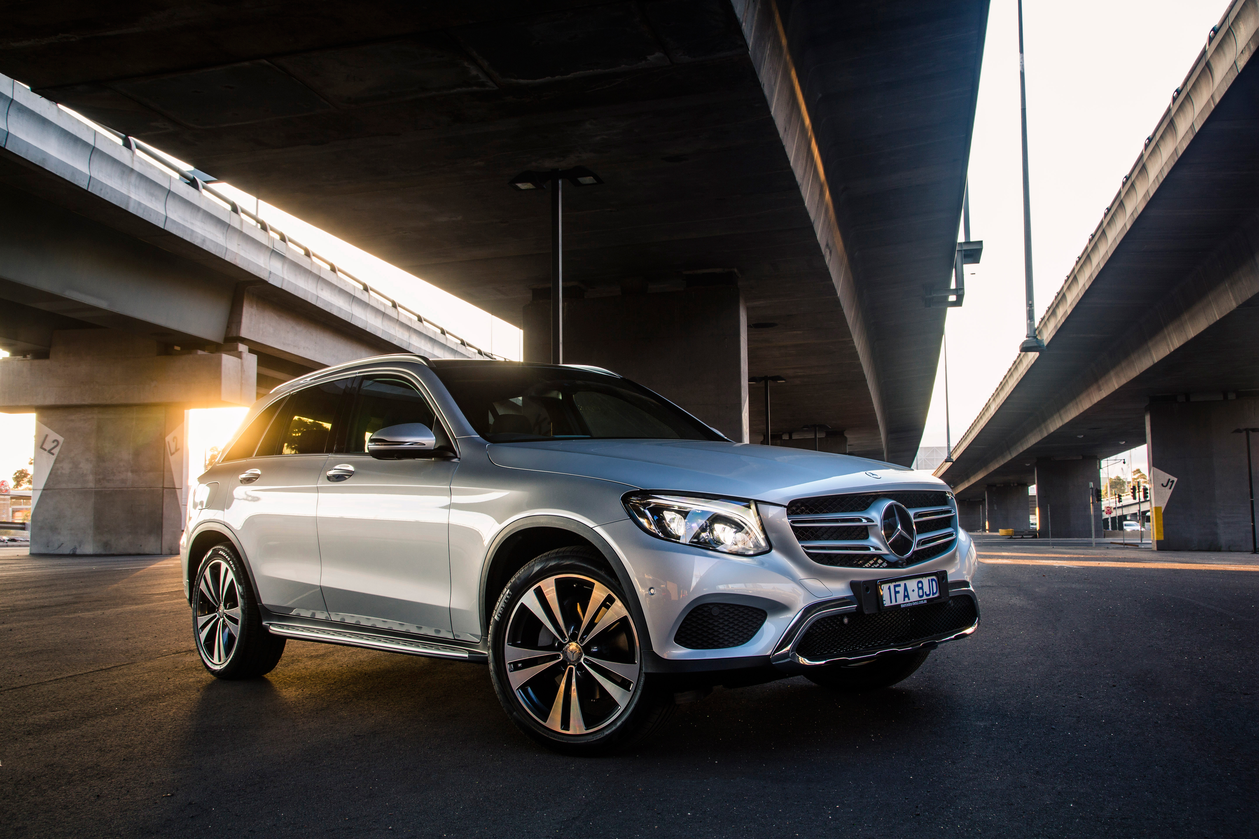 Скачать mercedes-benz, glc-class, x253, вид сбоку обои на рабочий стол