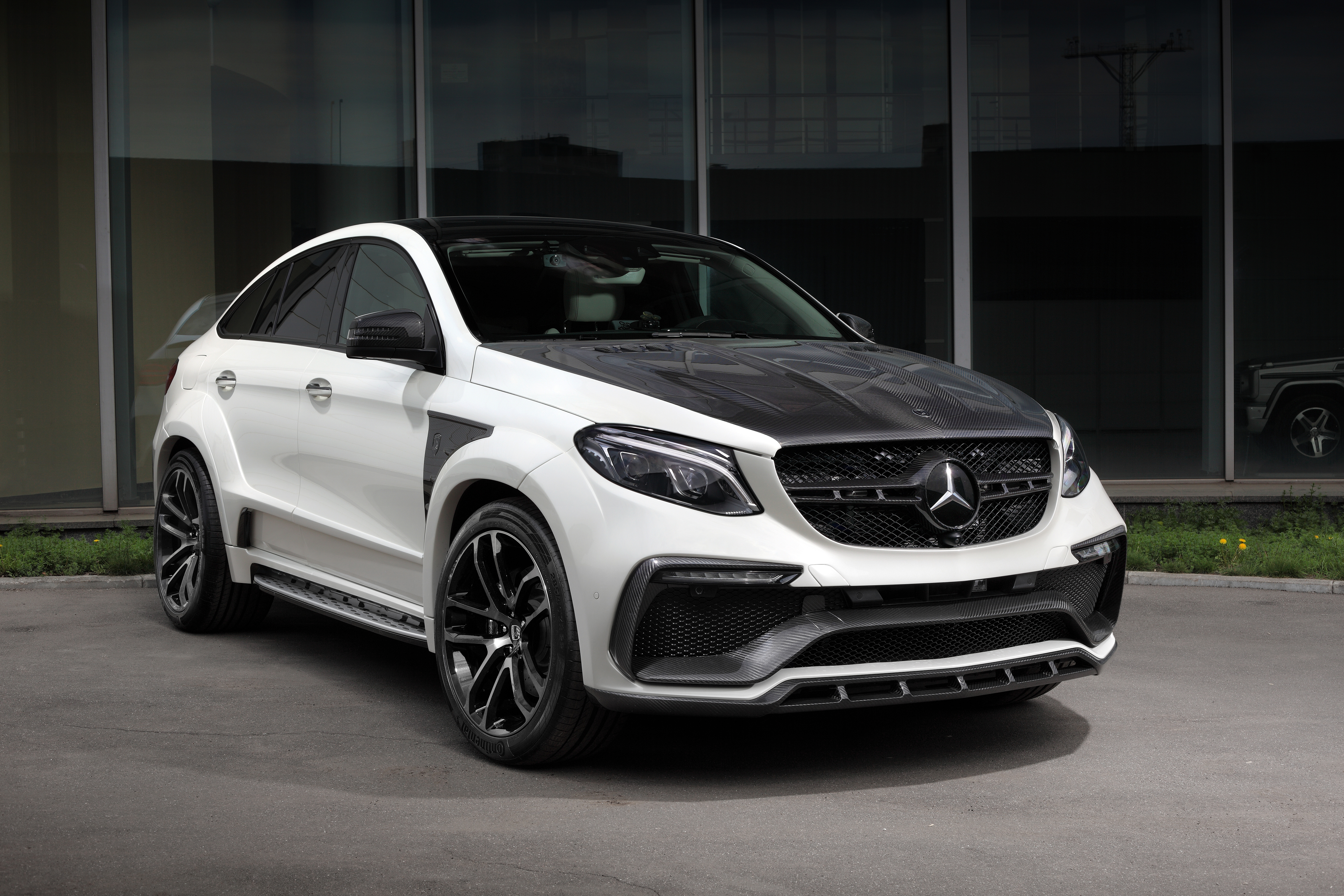 Скачать mercedes-benz, gle-class, c292, вид спереди обои на рабочий стол