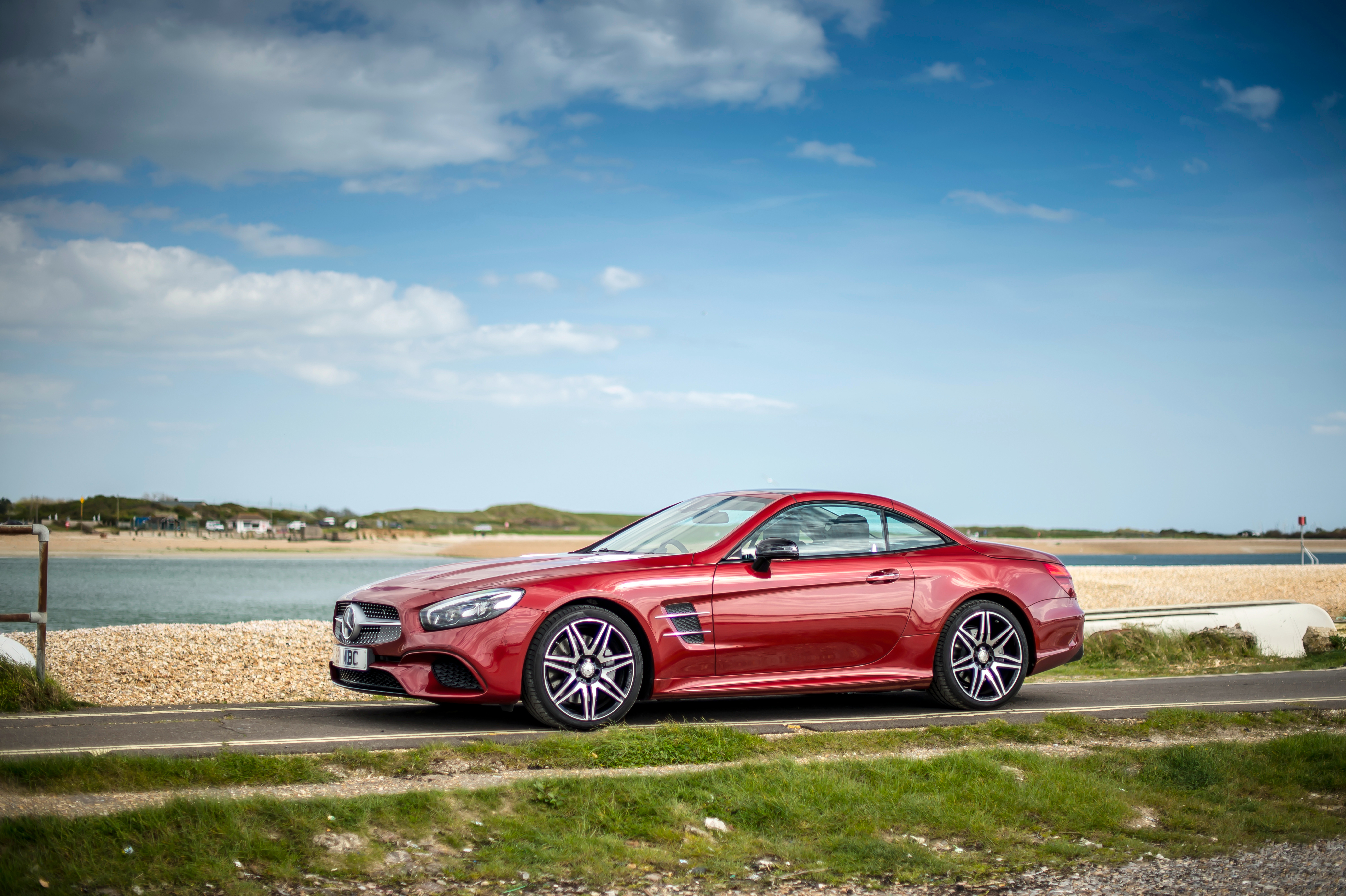 Скачать mercedes-benz, sl-class, amg, авто, вид сбоку обои на рабочий стол