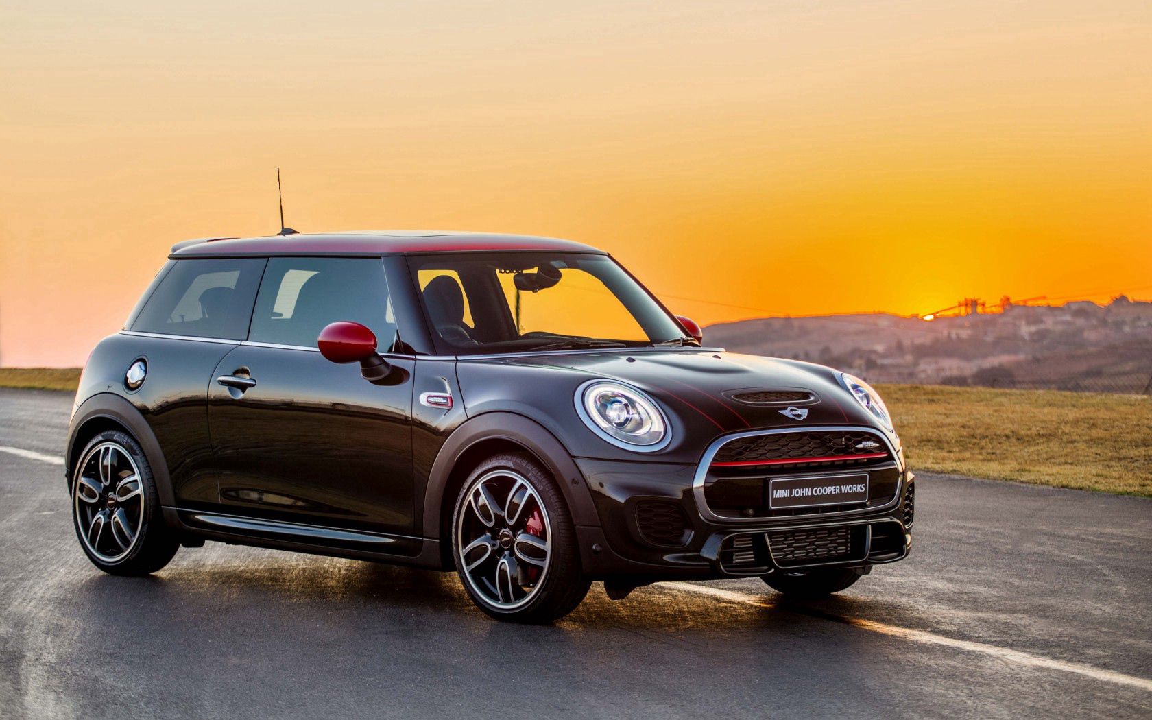 Скачать mini, john cooper works, za-spec, f56, вид сбоку обои на рабочий стол