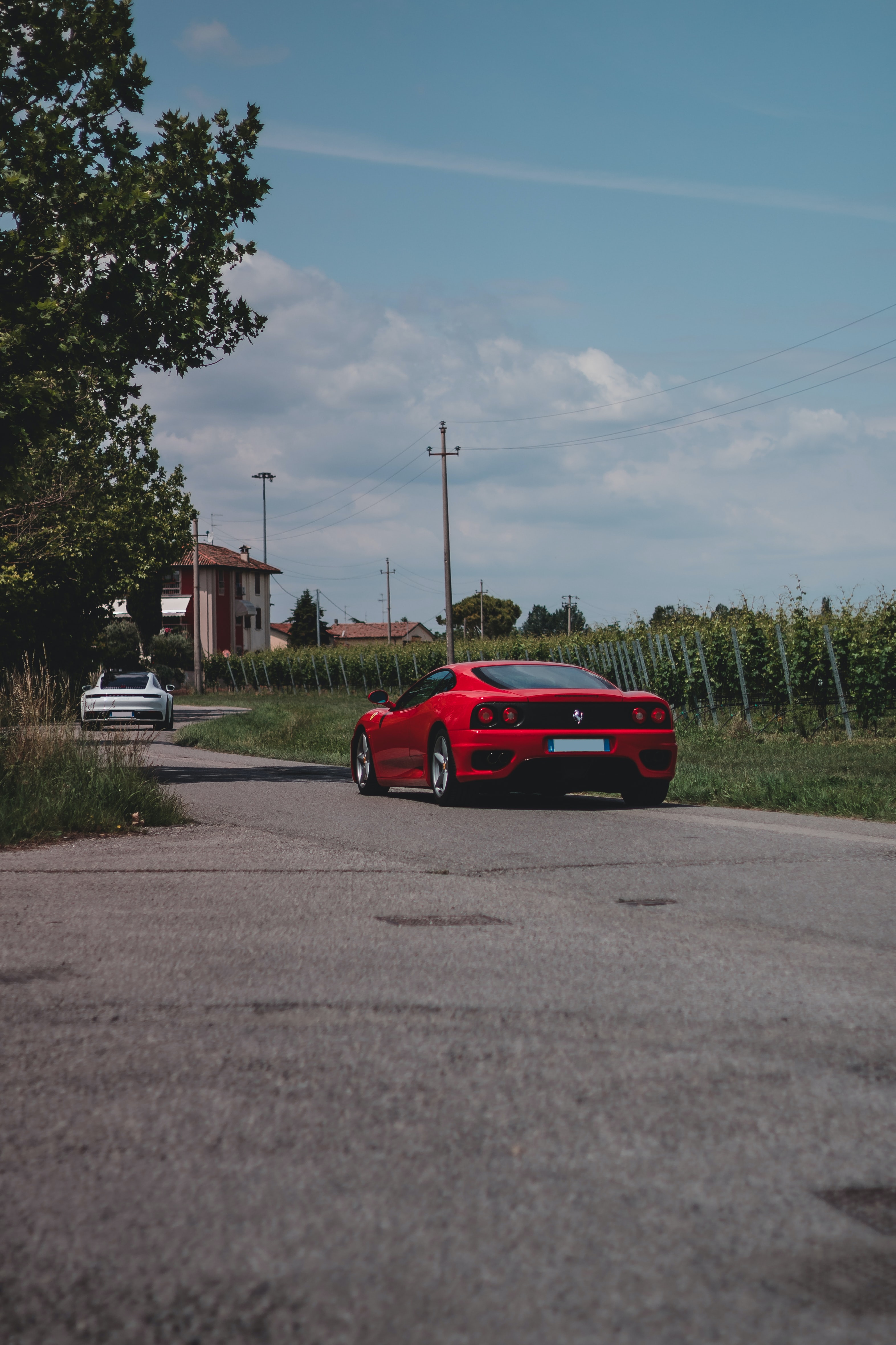 Скачать mustang, машина, спорткар, вид сзади, красный обои для телефона