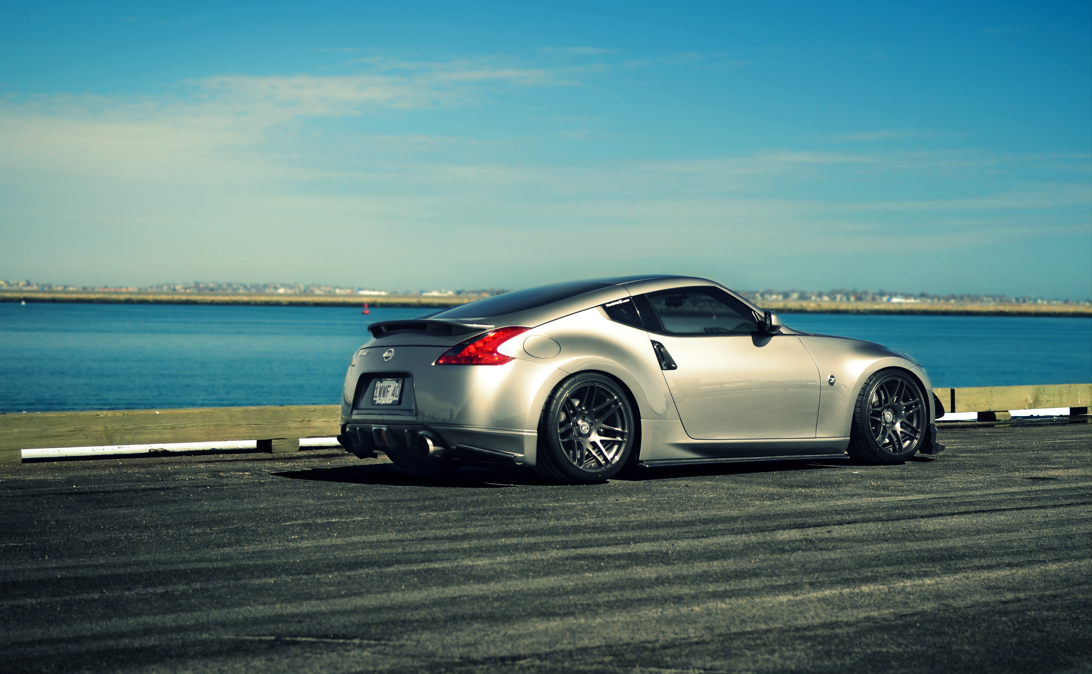 Скачать nissan, 370z, jdm, вид сбоку обои на рабочий стол