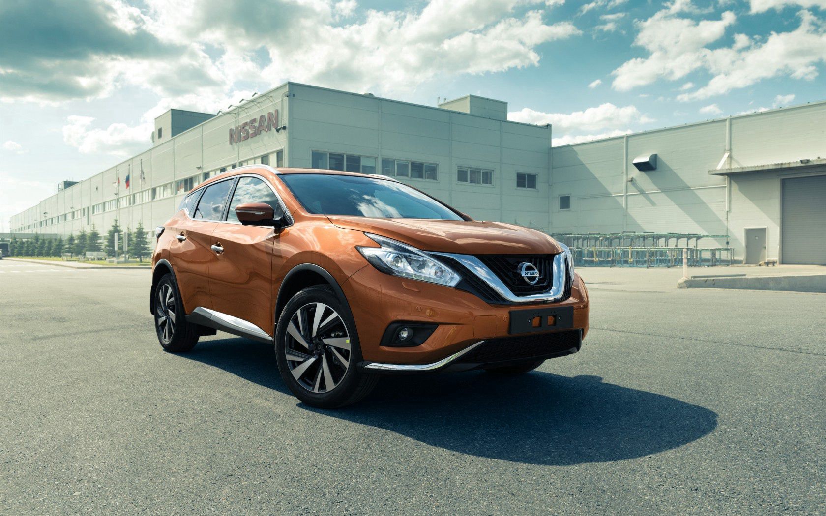 Скачать nissan, murano, вид сбоку обои на рабочий стол