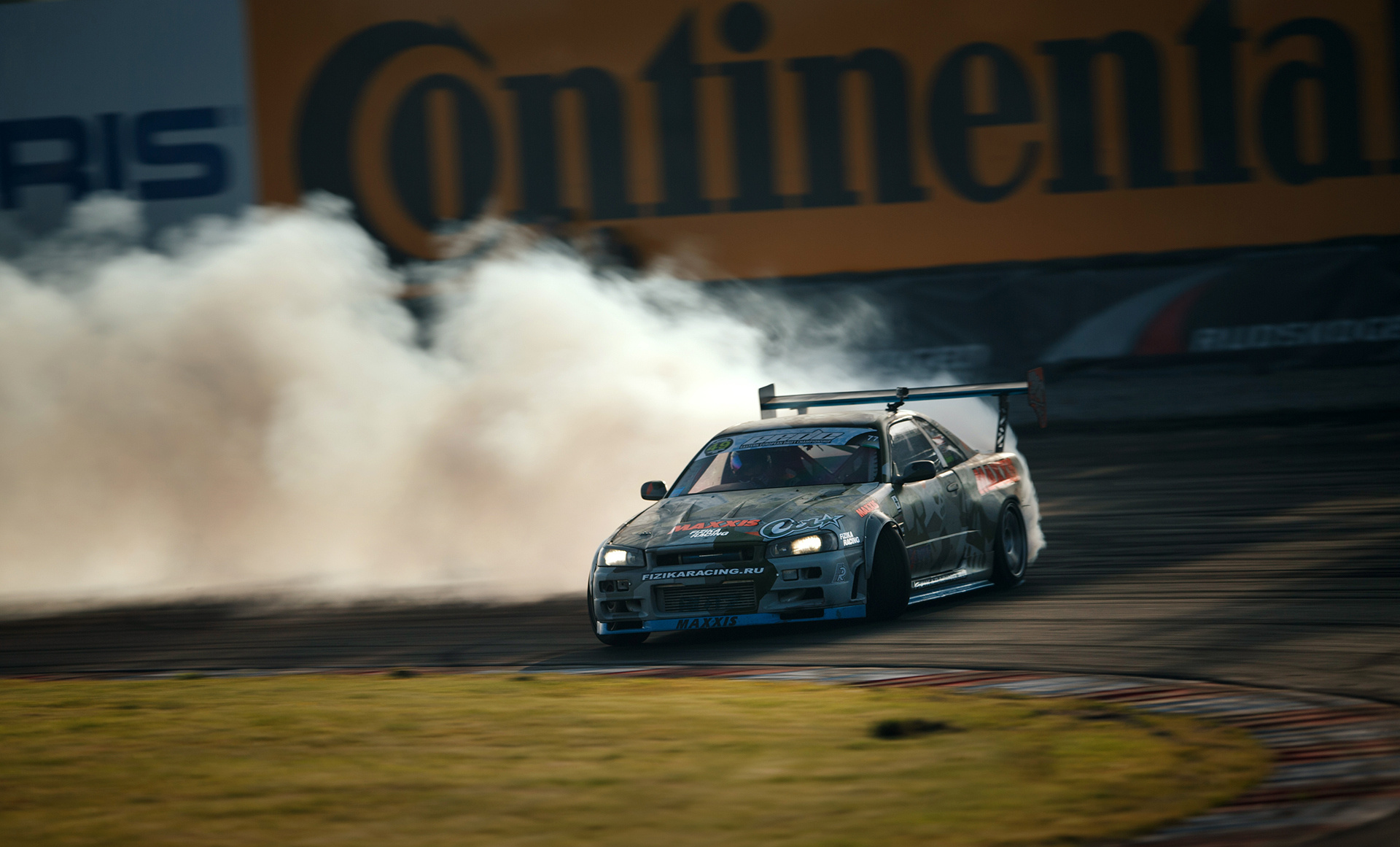 Скачать nissan, skyline, gtr, дрифт, drift, r34 обои на рабочий стол