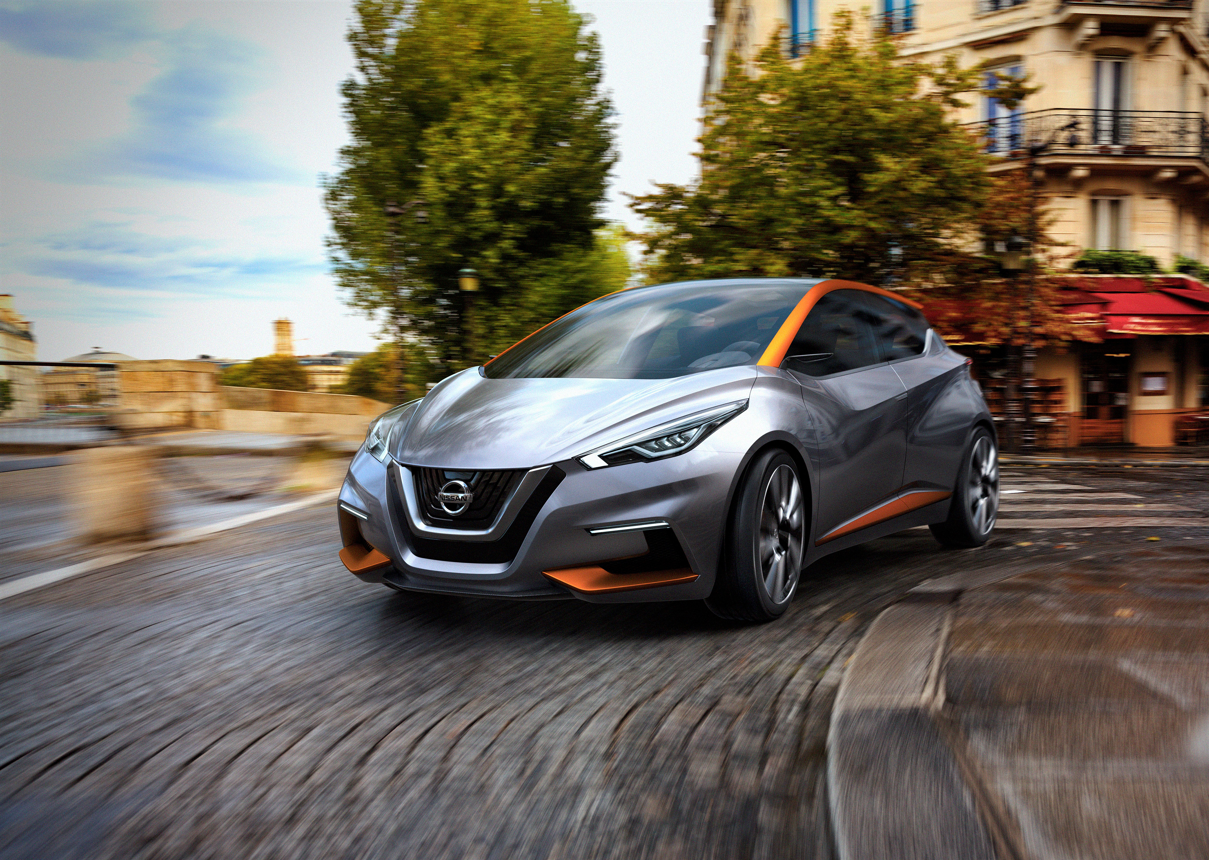 Скачать nissan, sway, вид сбоку, 2015, концепт обои на рабочий стол