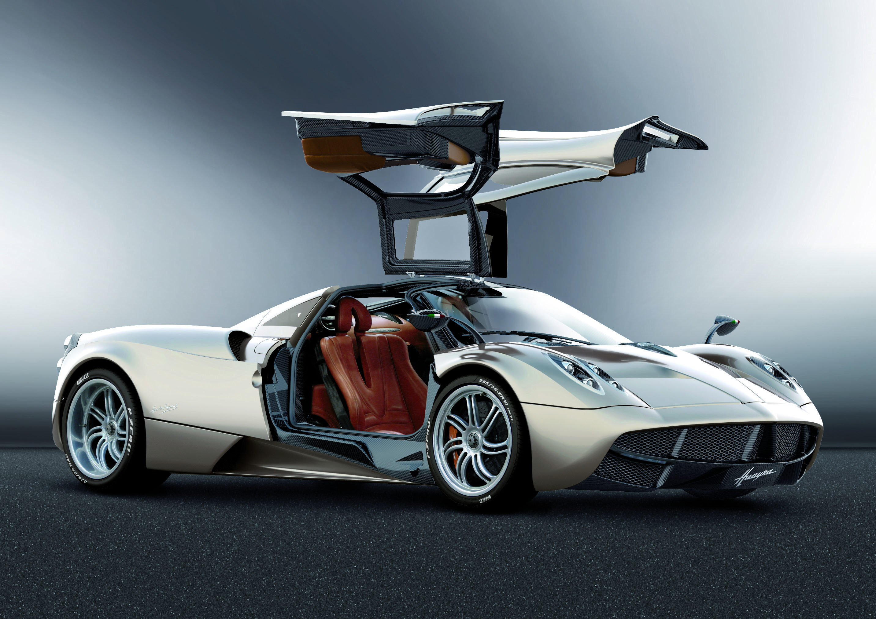 Скачать pagani, pagani huayra, вид сбоку, авто обои на рабочий стол