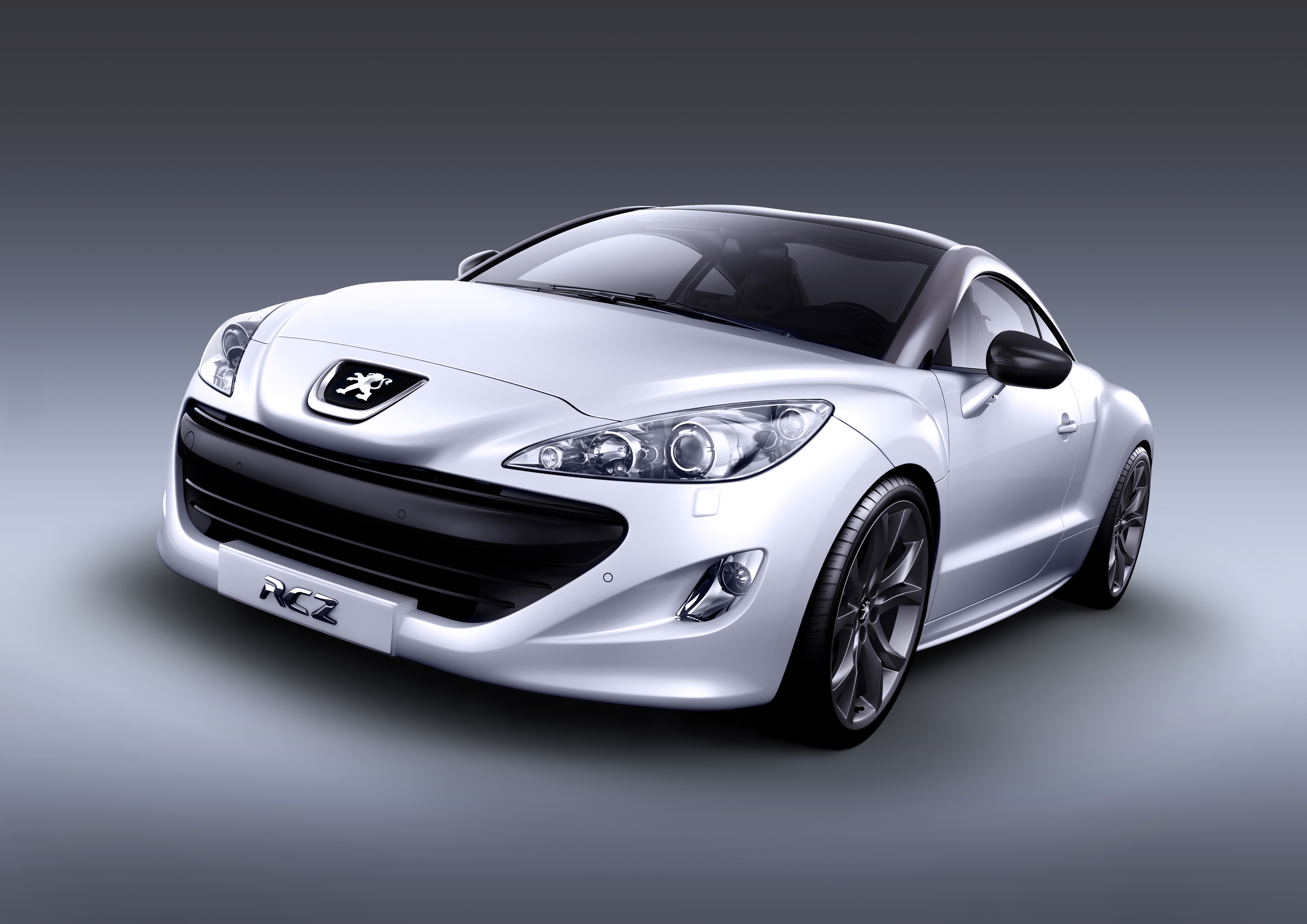 Скачать peugeot, rcz, спорткар, купе, вид спереди обои на рабочий стол