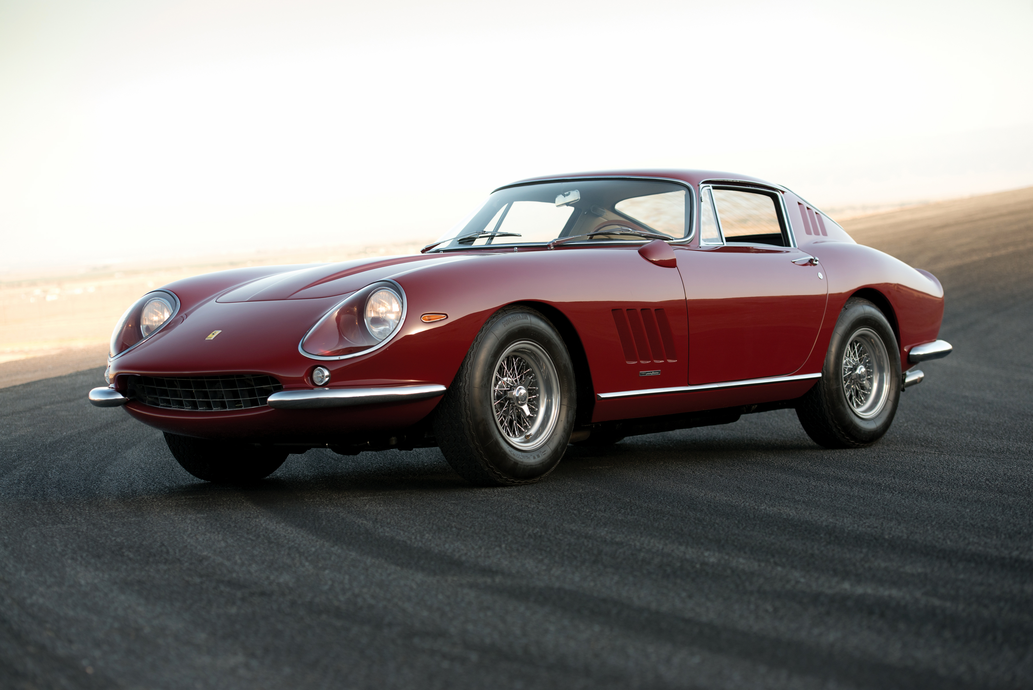 Скачать pininfarina, ferrari, 275, gtb, красный, вид сбоку обои на рабочий стол